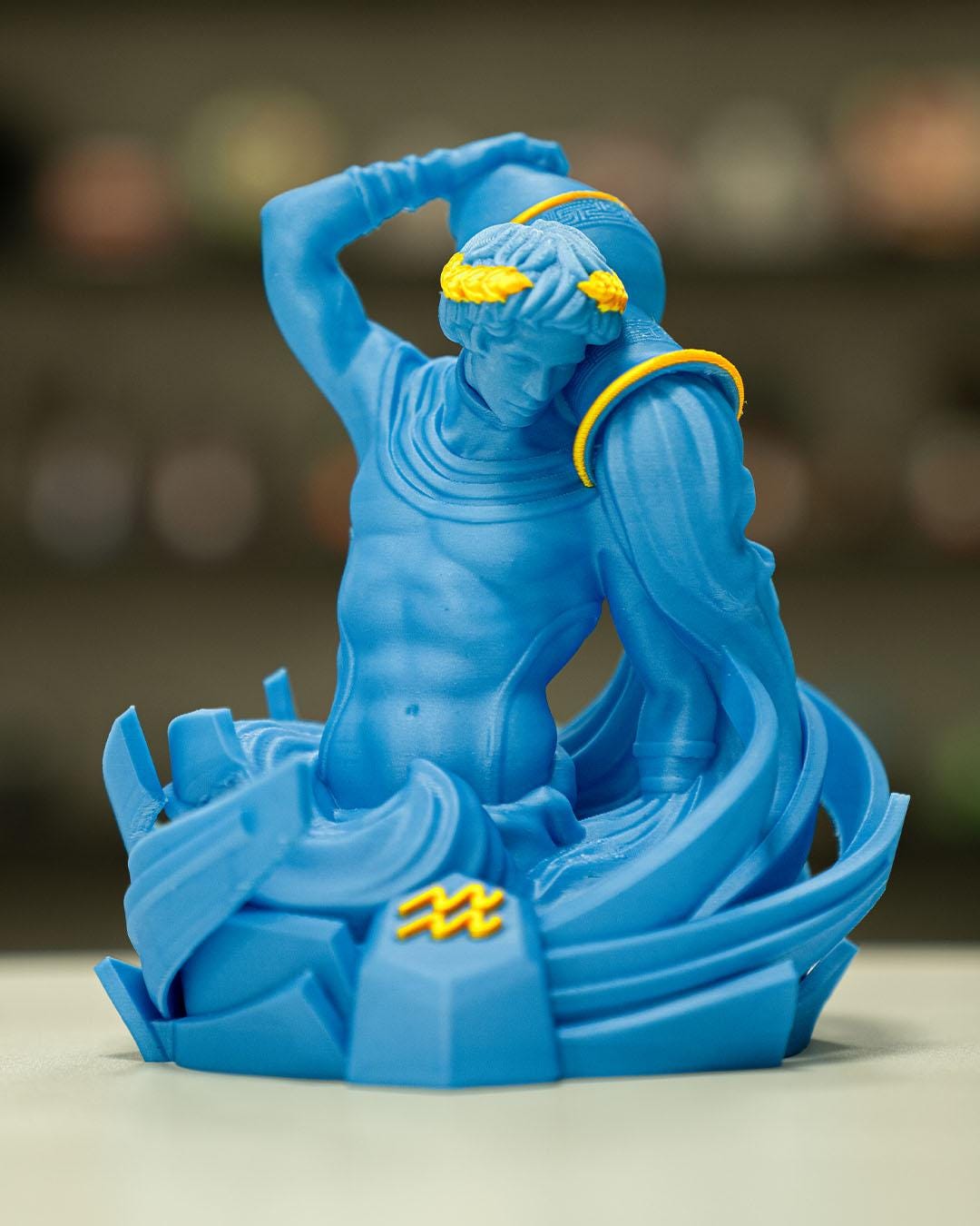 Aquarius Zodiac Statue