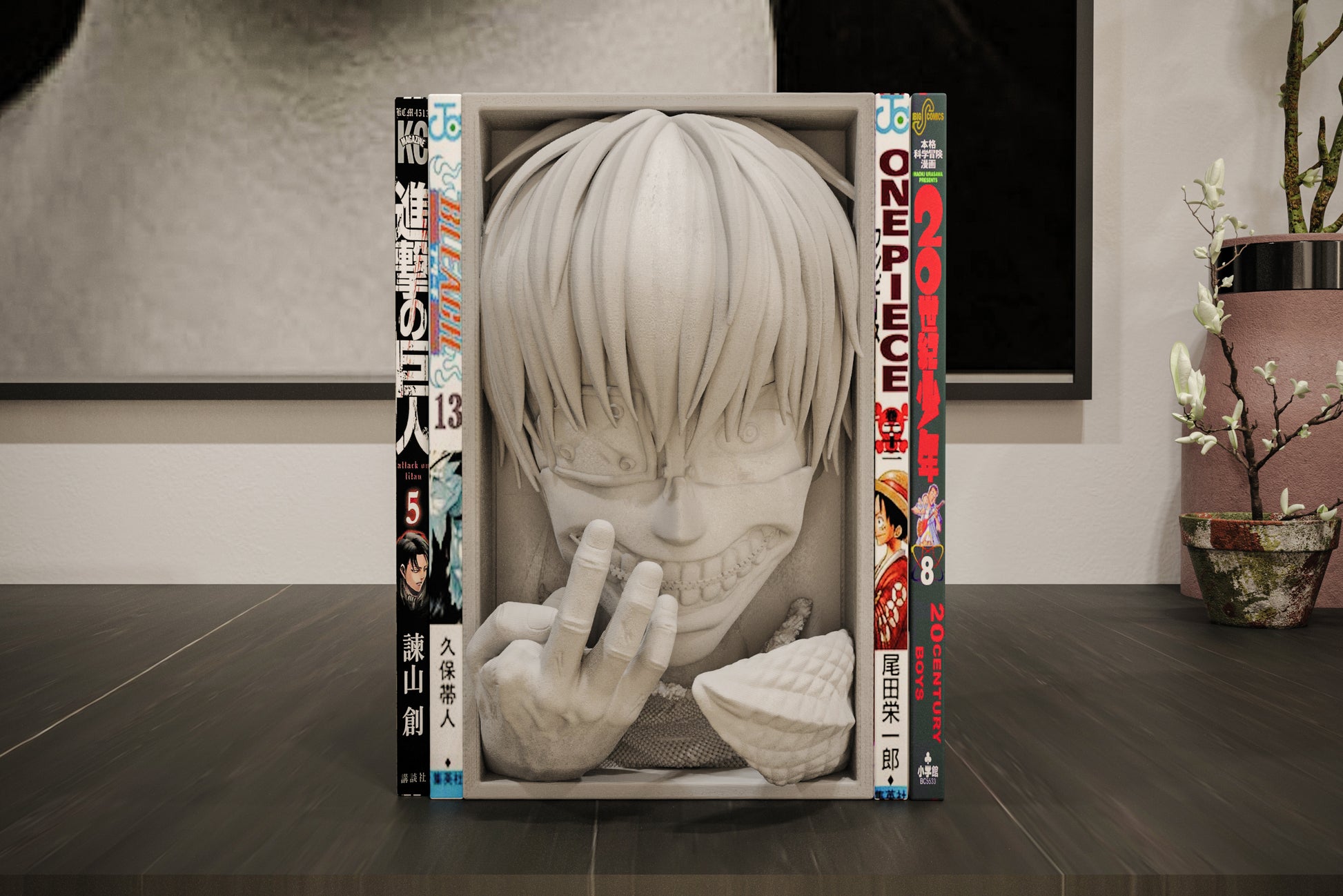 Ken Kaneki Manga Book Nook and Wall Mount