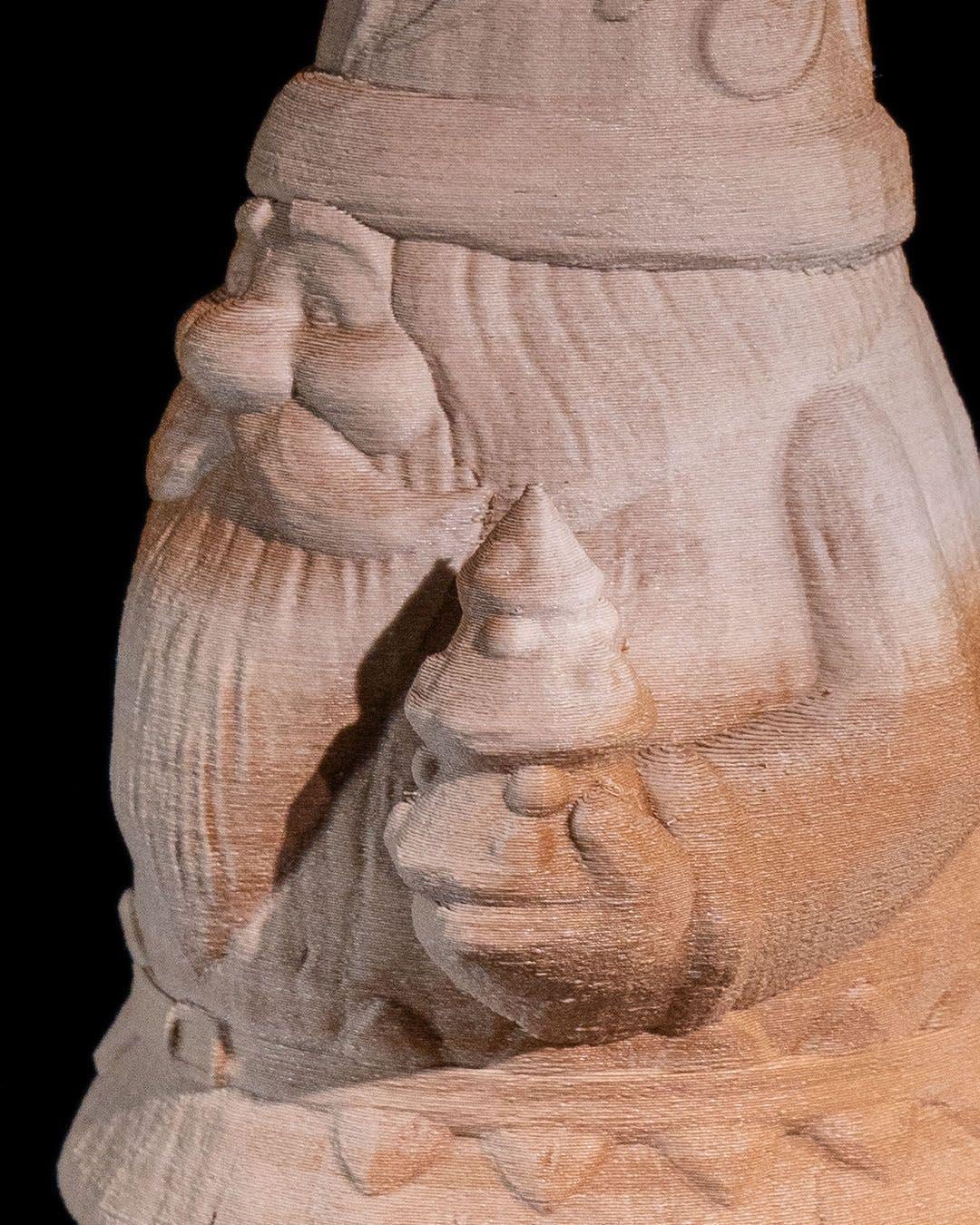 Carved Santa