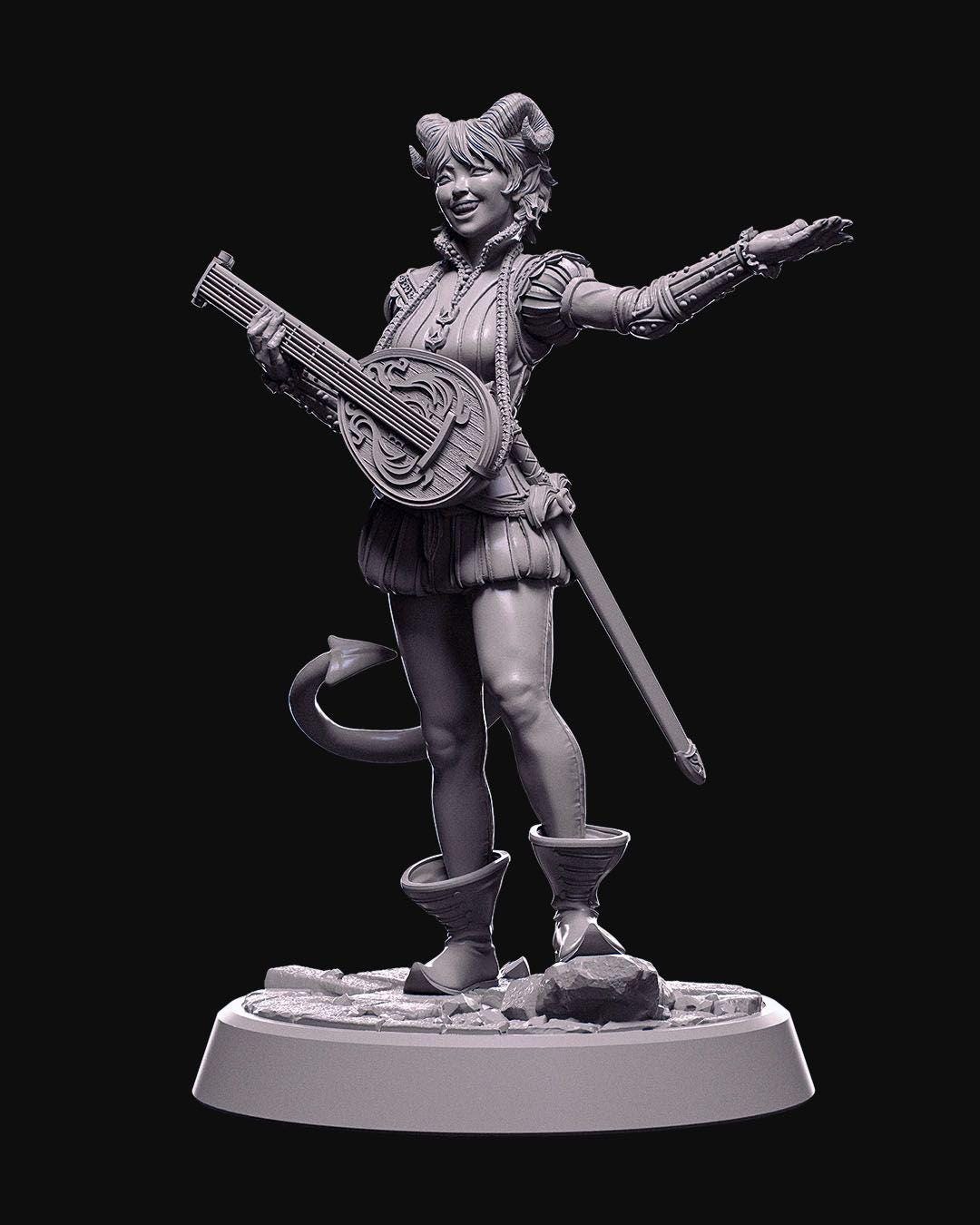 Demons of the Holy Abbey - Sigrid Yalve - Miniature