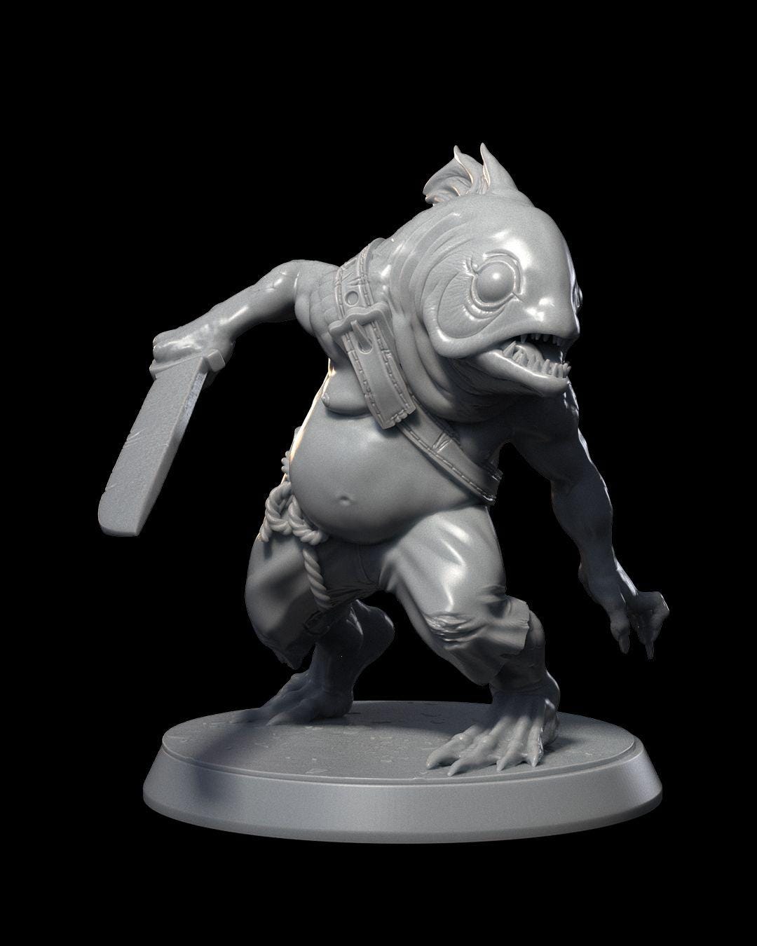 A Tale From the Deep - Kuo-toa 02 - Miniature