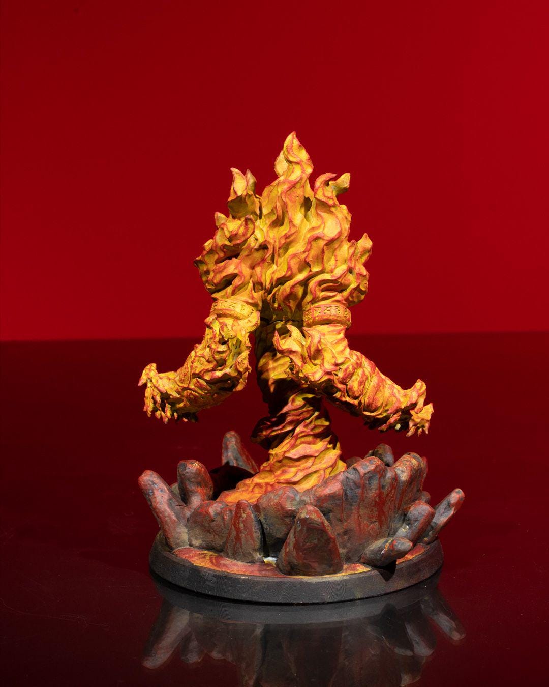 Ice and Fire - Fire Elemental - - Miniature