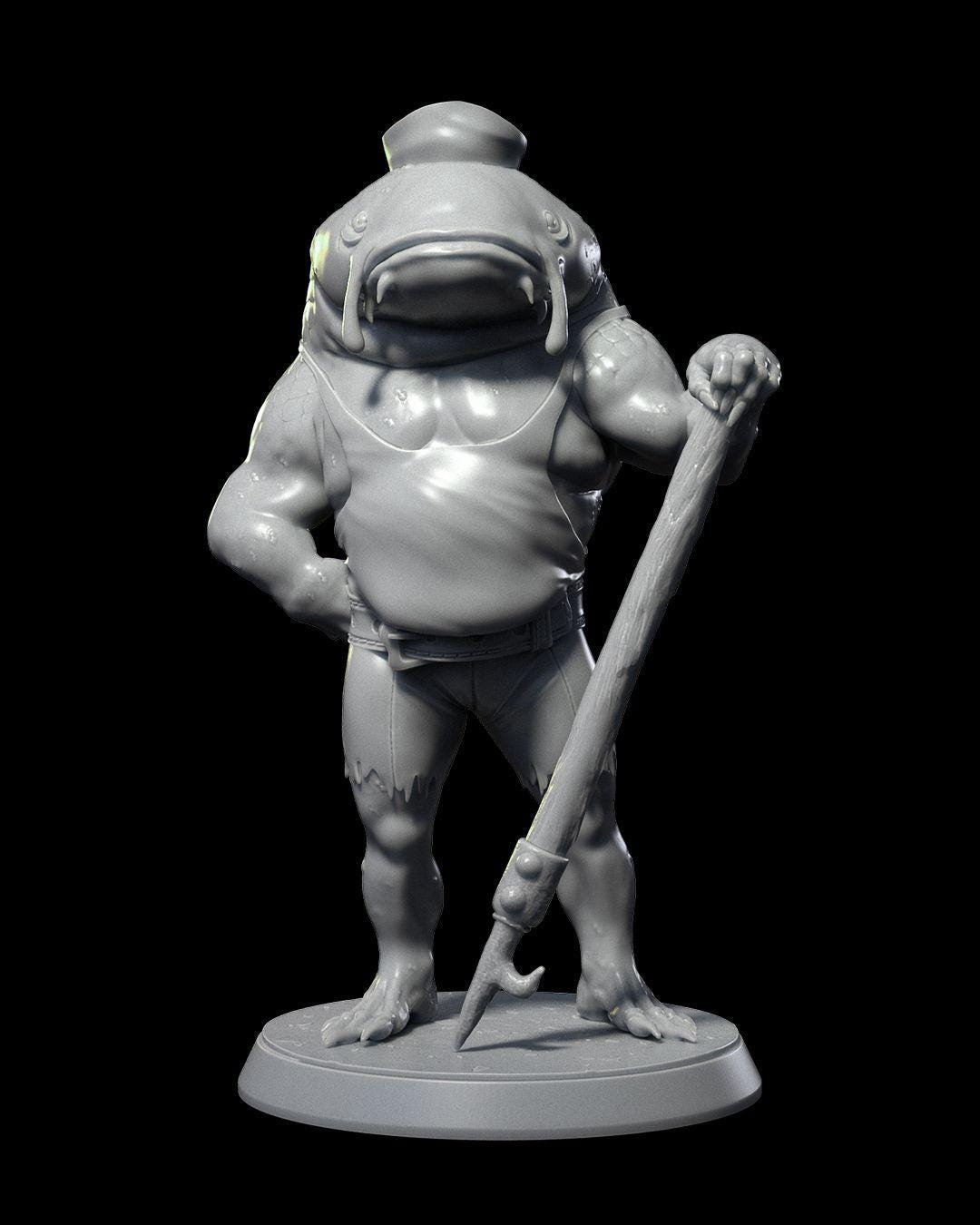 A Tale From the Deep - Kuo-toa 03 - Miniature