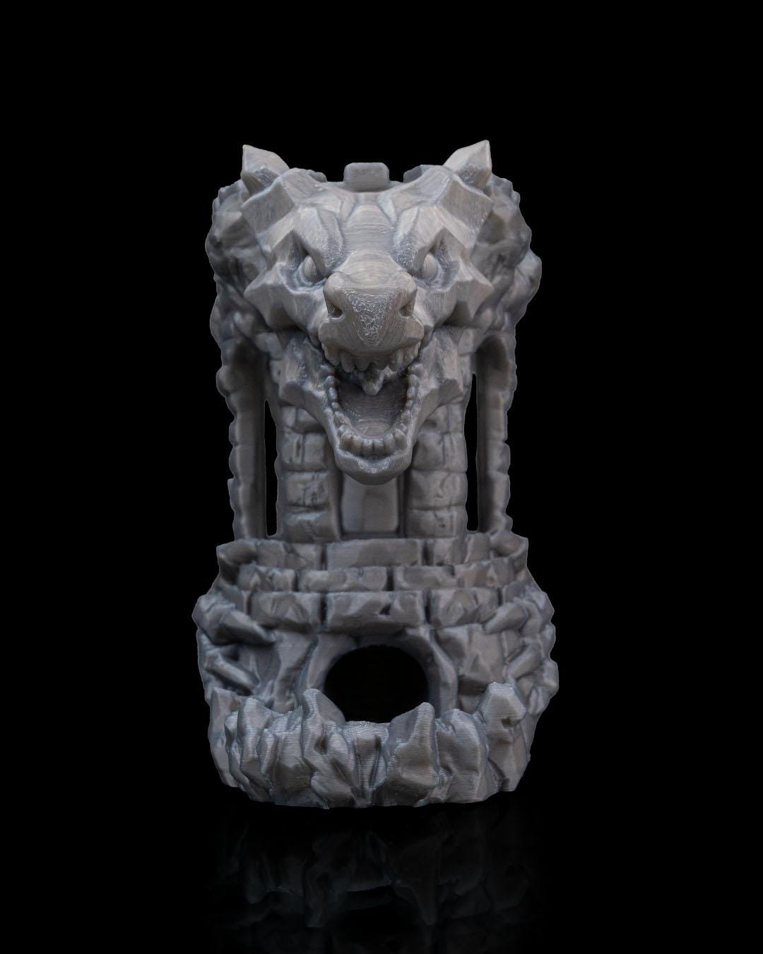 Dragon's Fortress Can Holder & Dice Tower