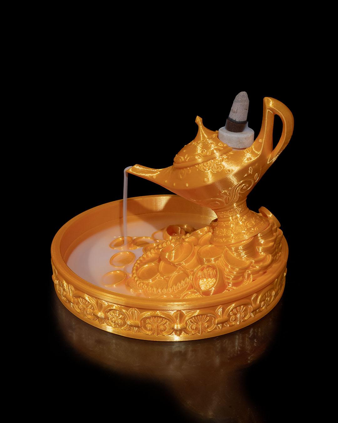 Lamp of Wealth Backflow Burner