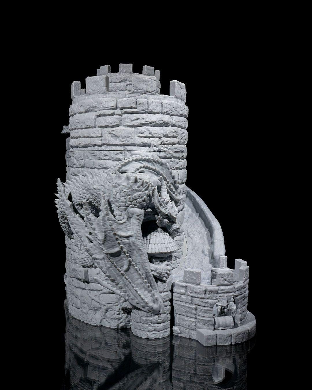 Dice Tower Wine Bag Dispenser
