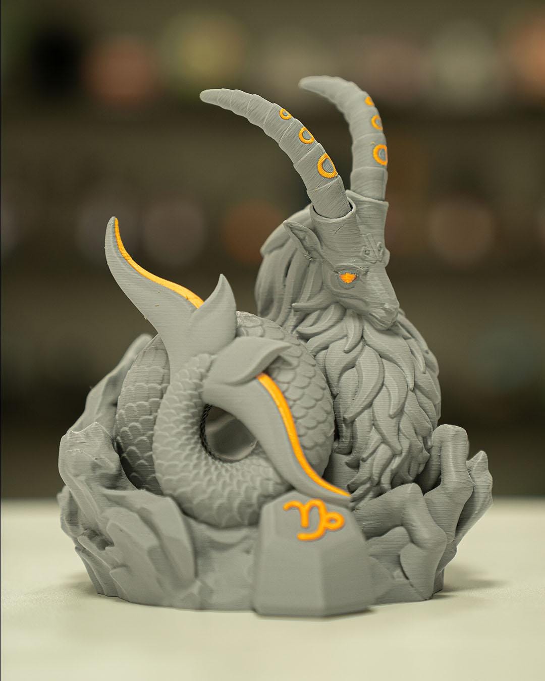 Capricorn Zodiac Statue