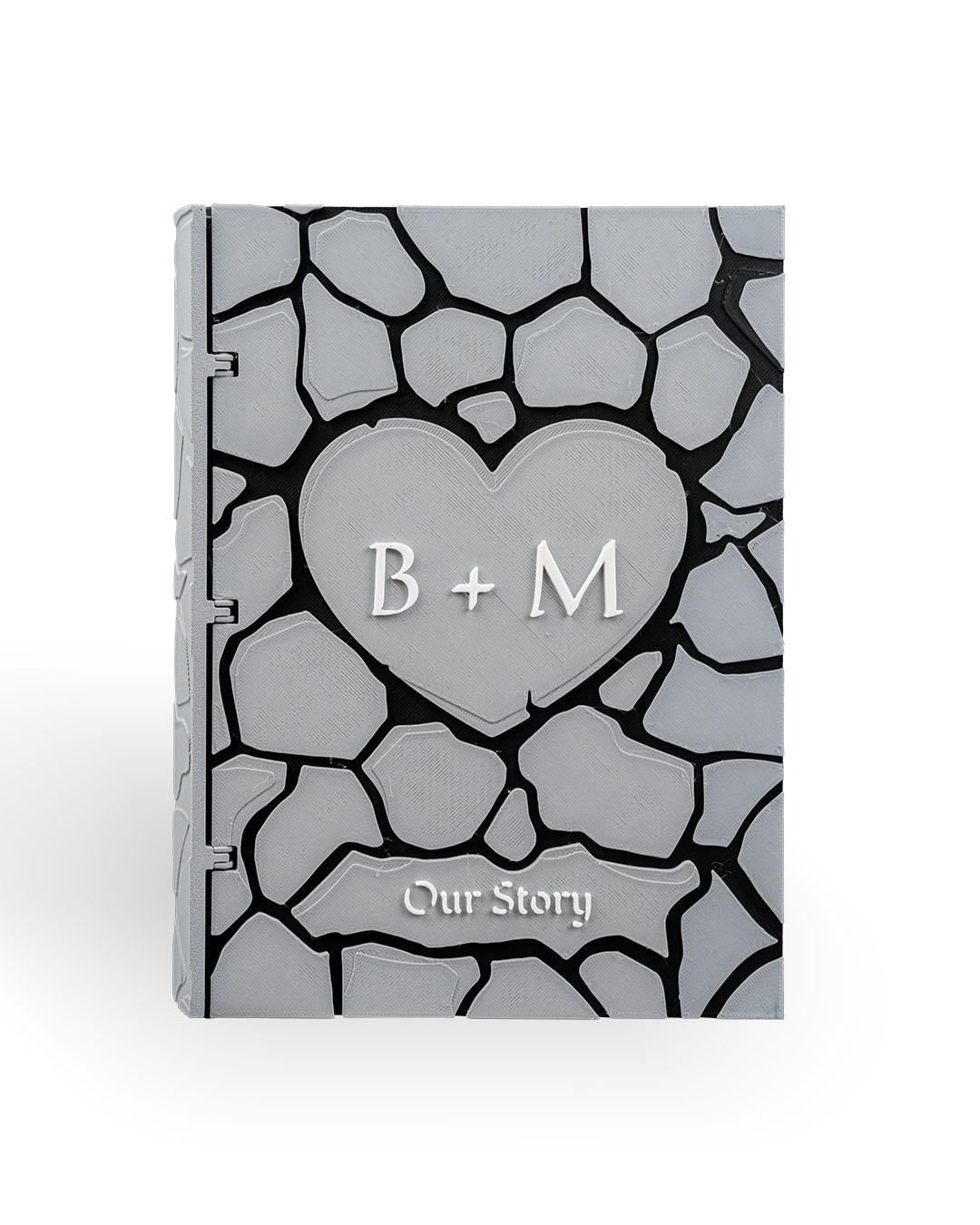 Stone Heart Custom Scrapbook