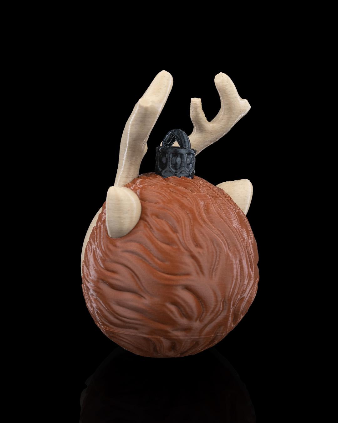 Reindeer Head Christmas Ornament