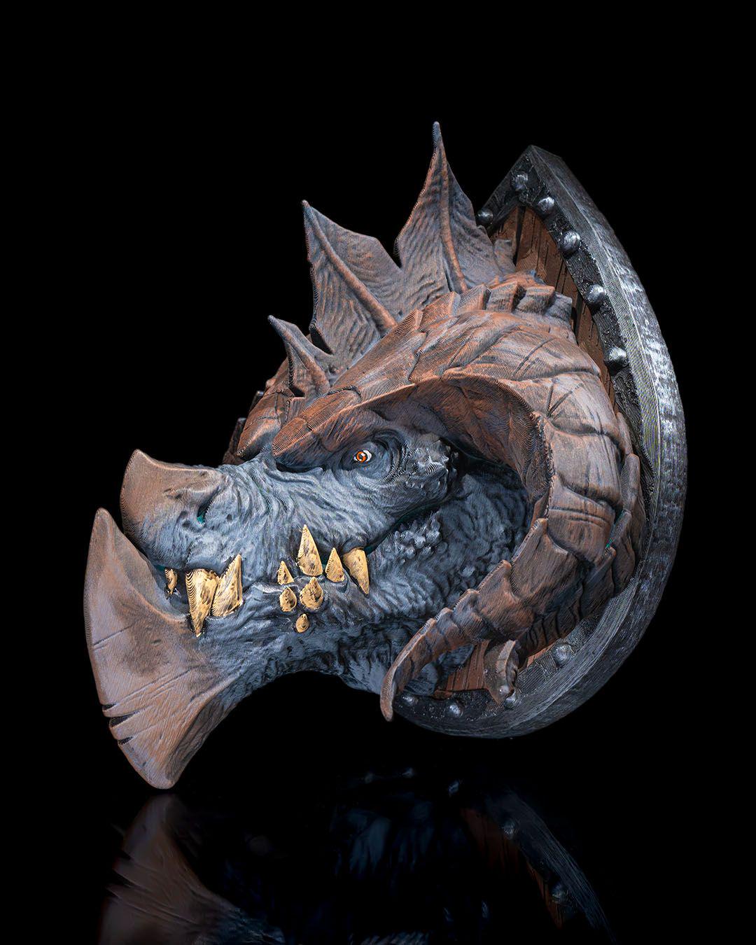Titan Dragon Trophy - Ready for paint