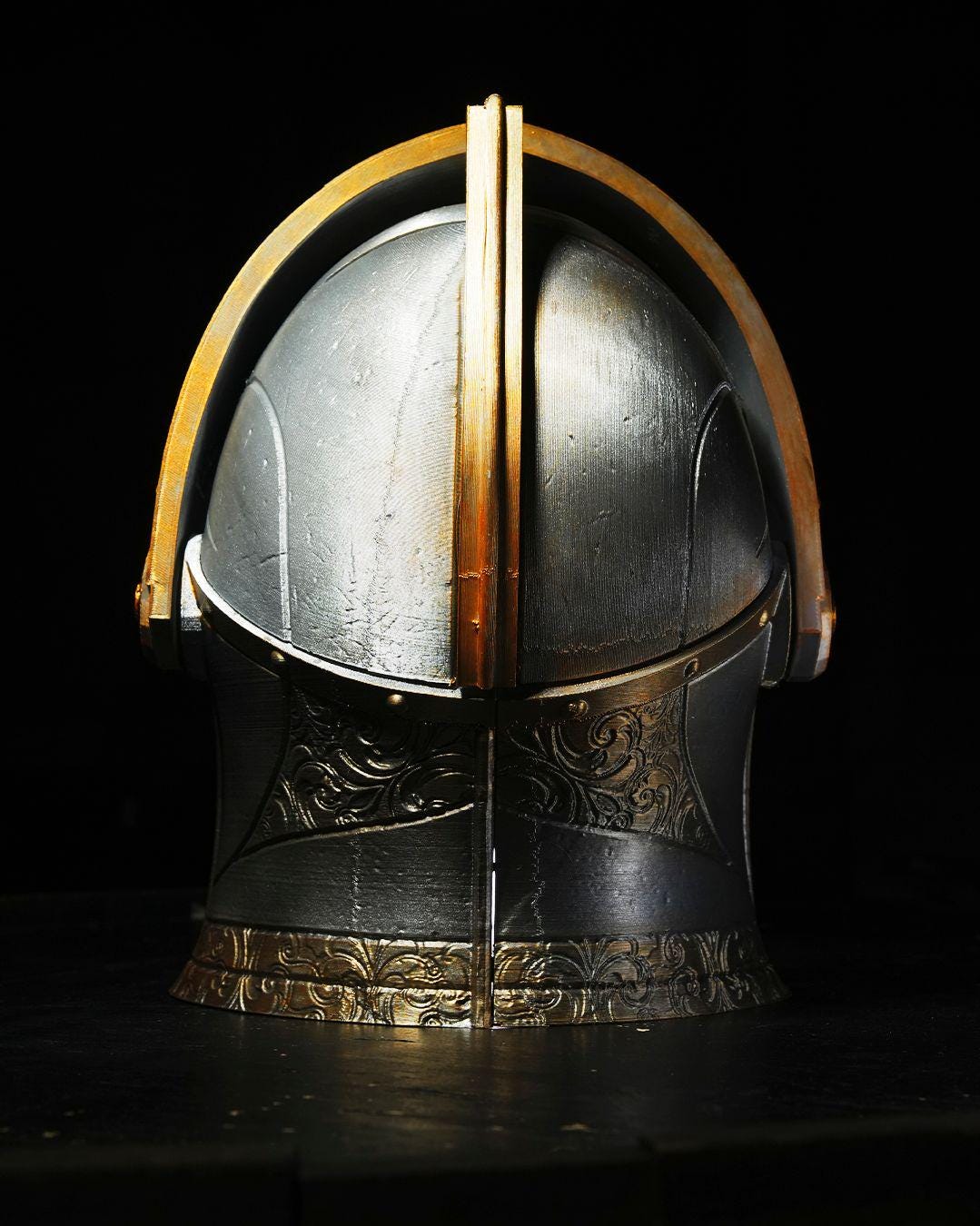3D-Printed Knight Helmet