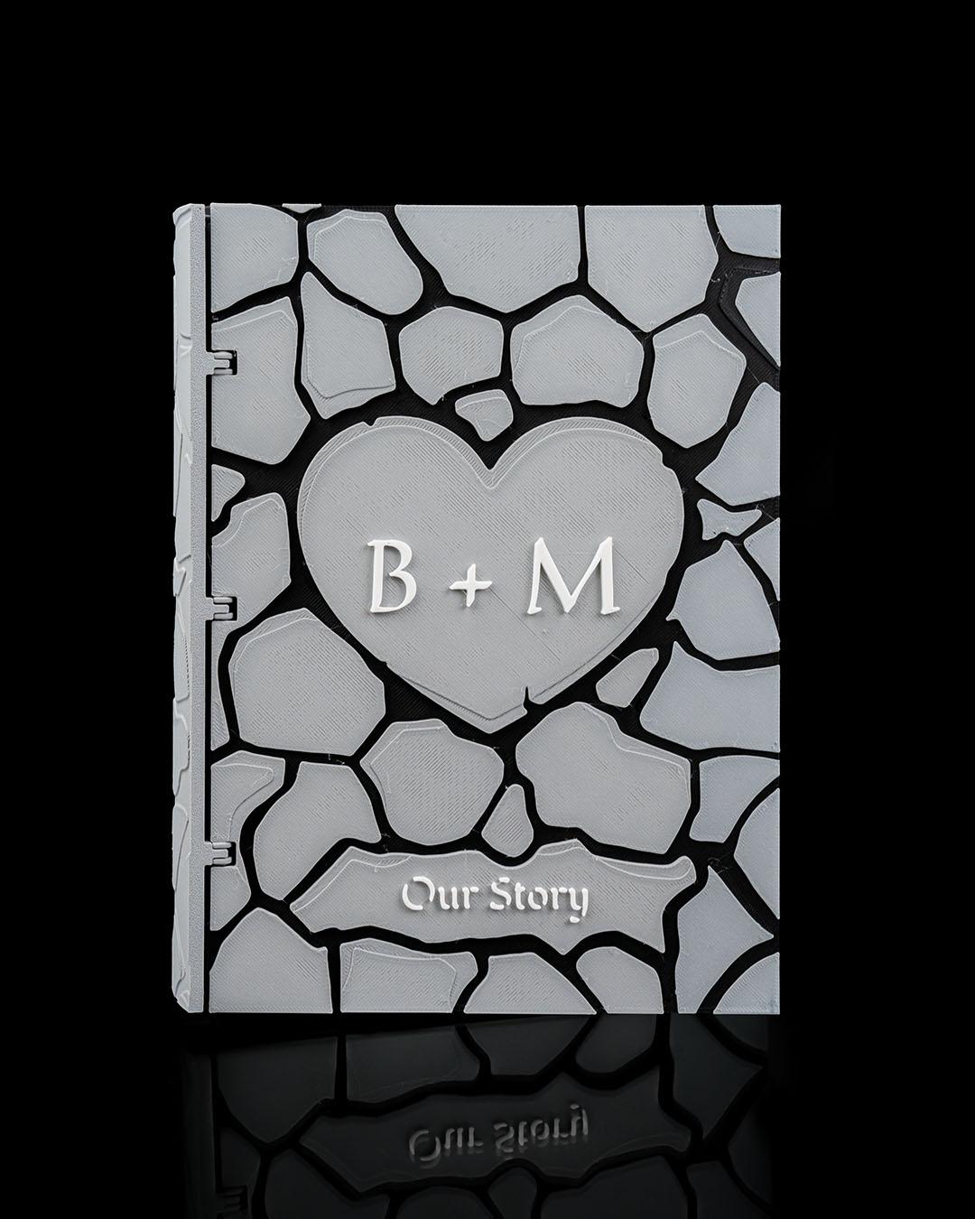 Stone Heart Custom Scrapbook