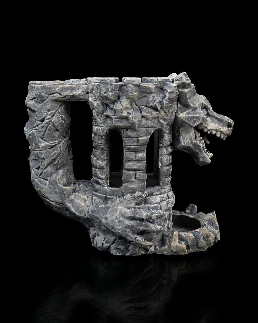 Dragon's Fortress Can Holder & Dice Tower