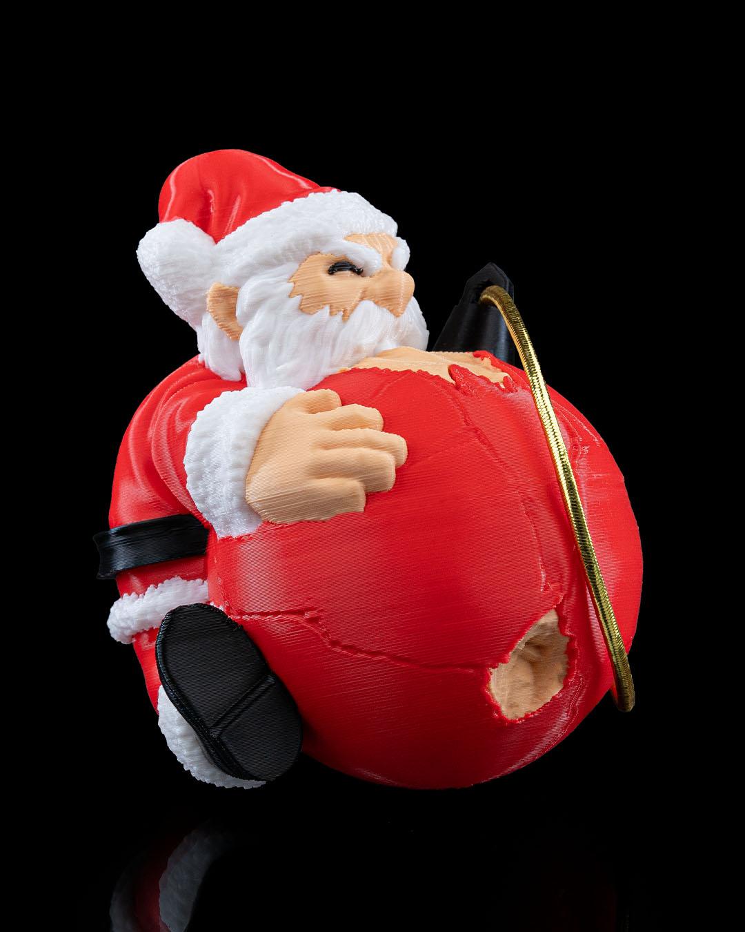 Naughty Claus Christmas Ornament