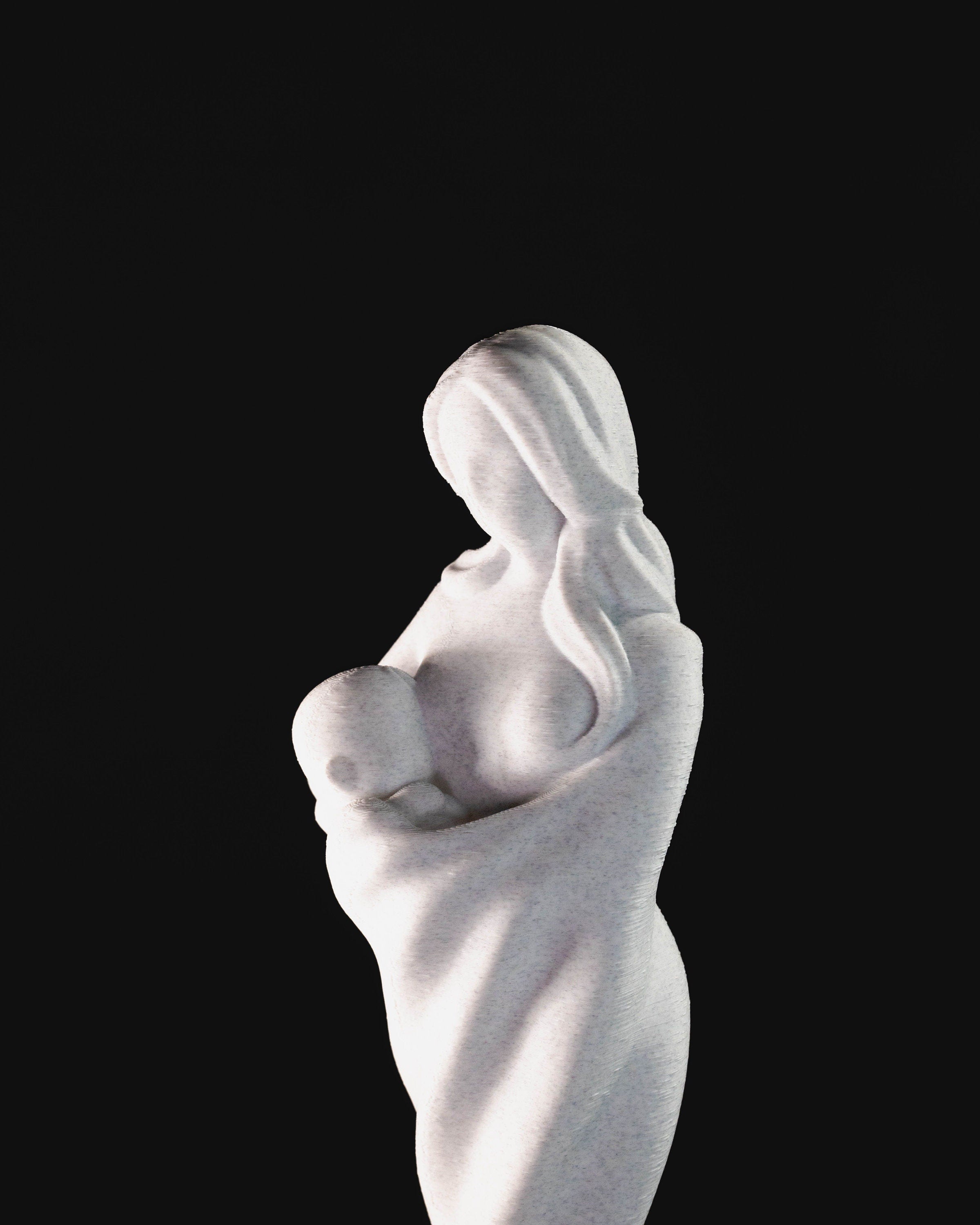 Mother and Infant Statue