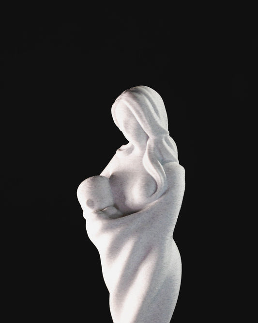 Mother and Infant Statue