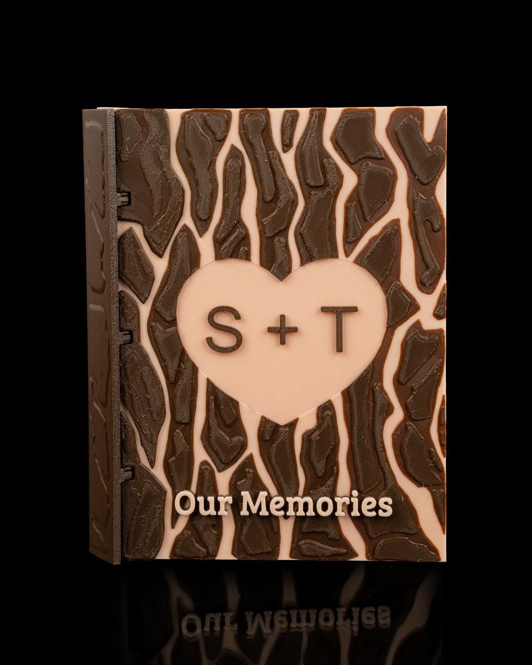 Heart Carving Custom Scrapbook