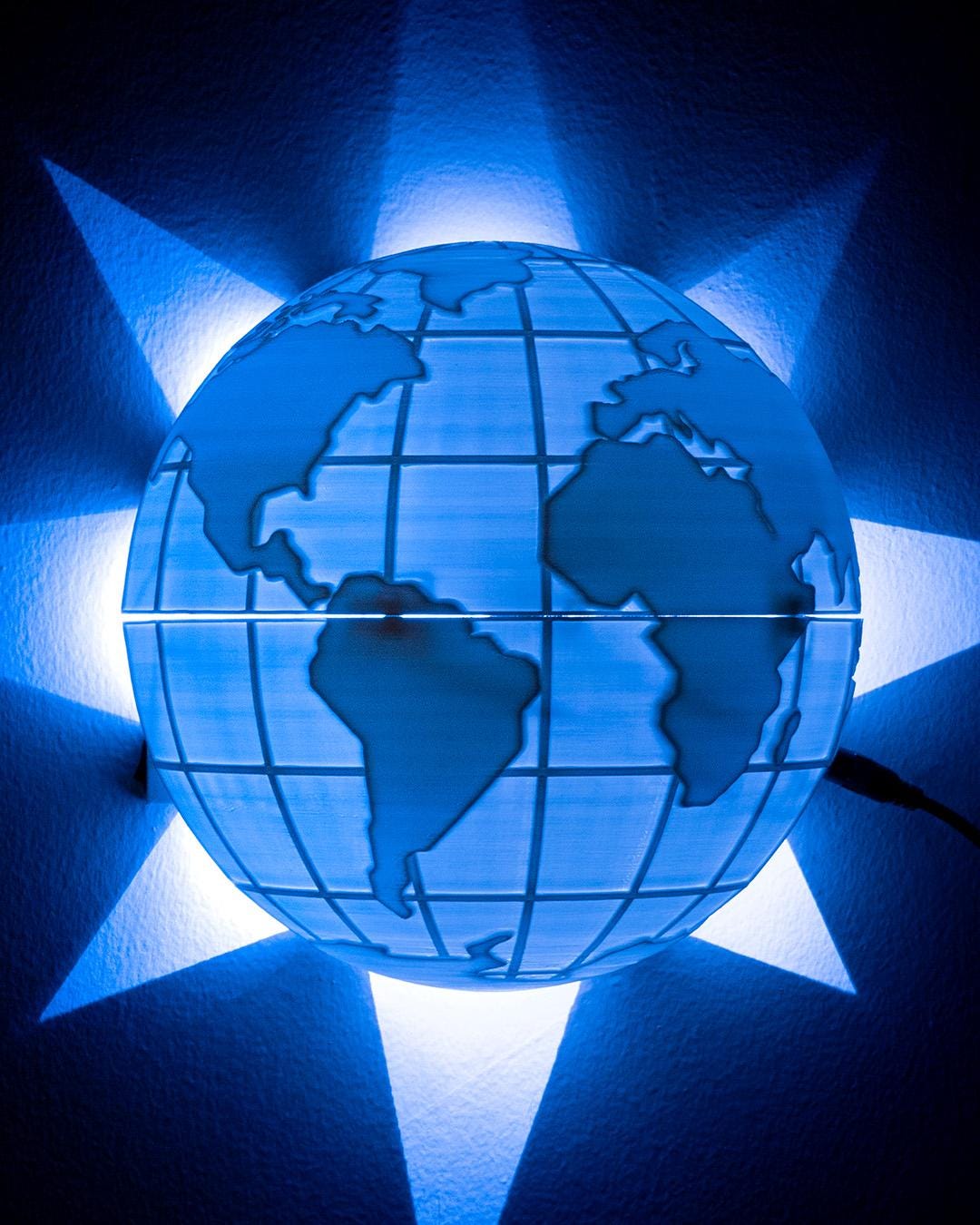 Exploration Globe Wall Light