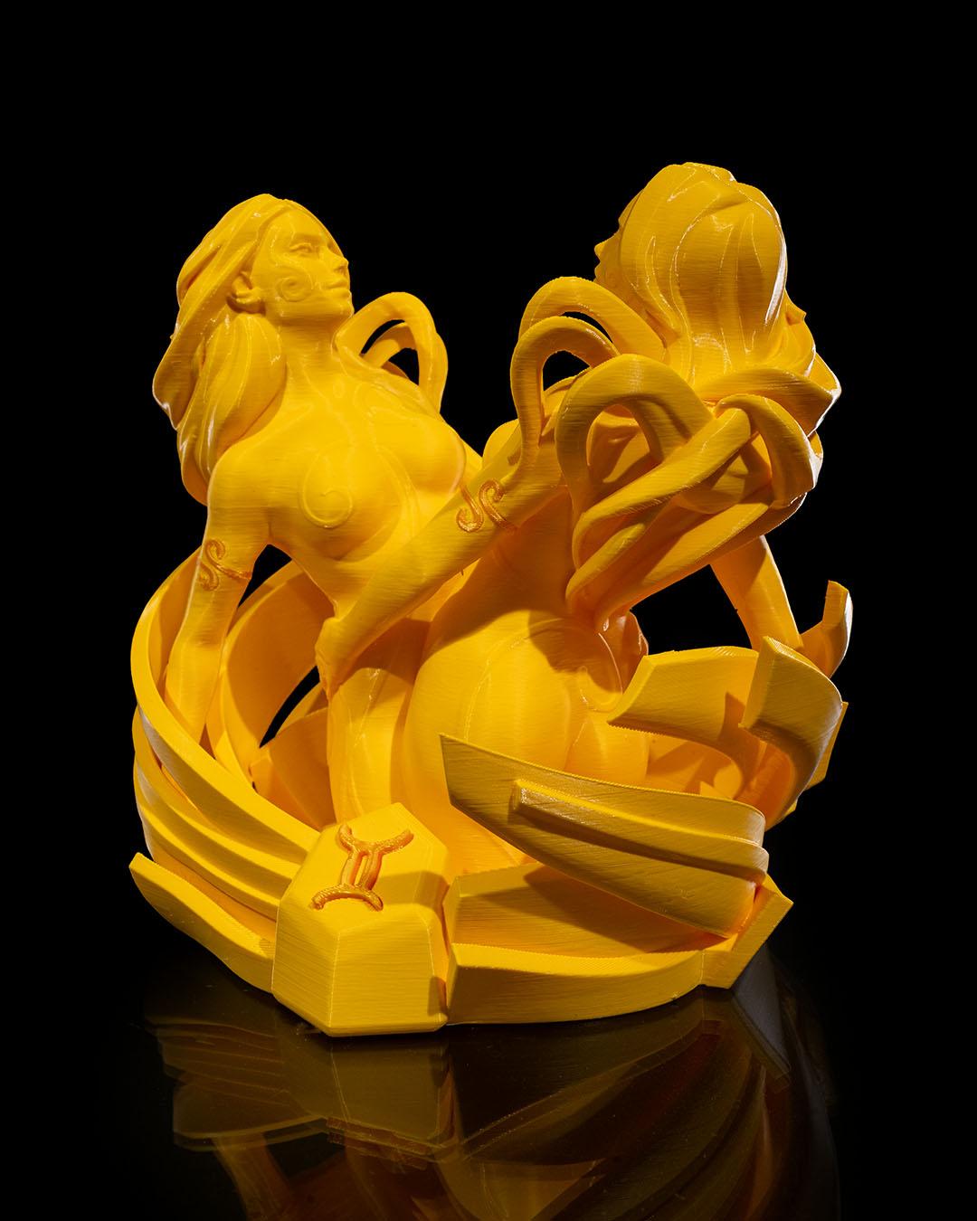 Gemini Zodiac Statue