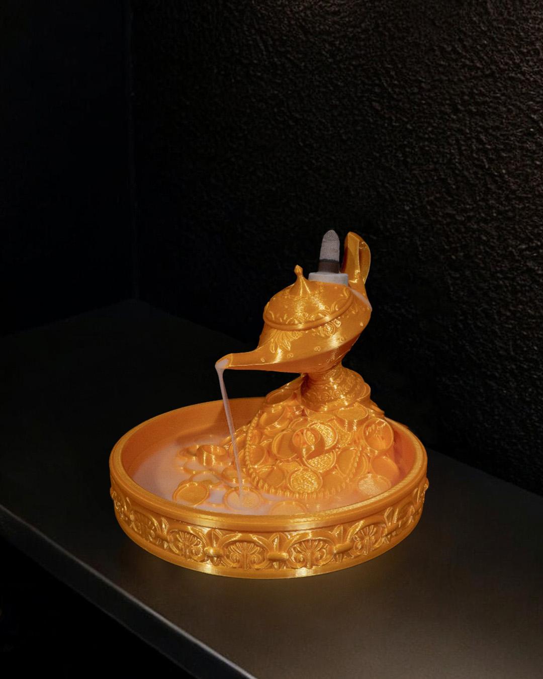 Lamp of Wealth Backflow Burner