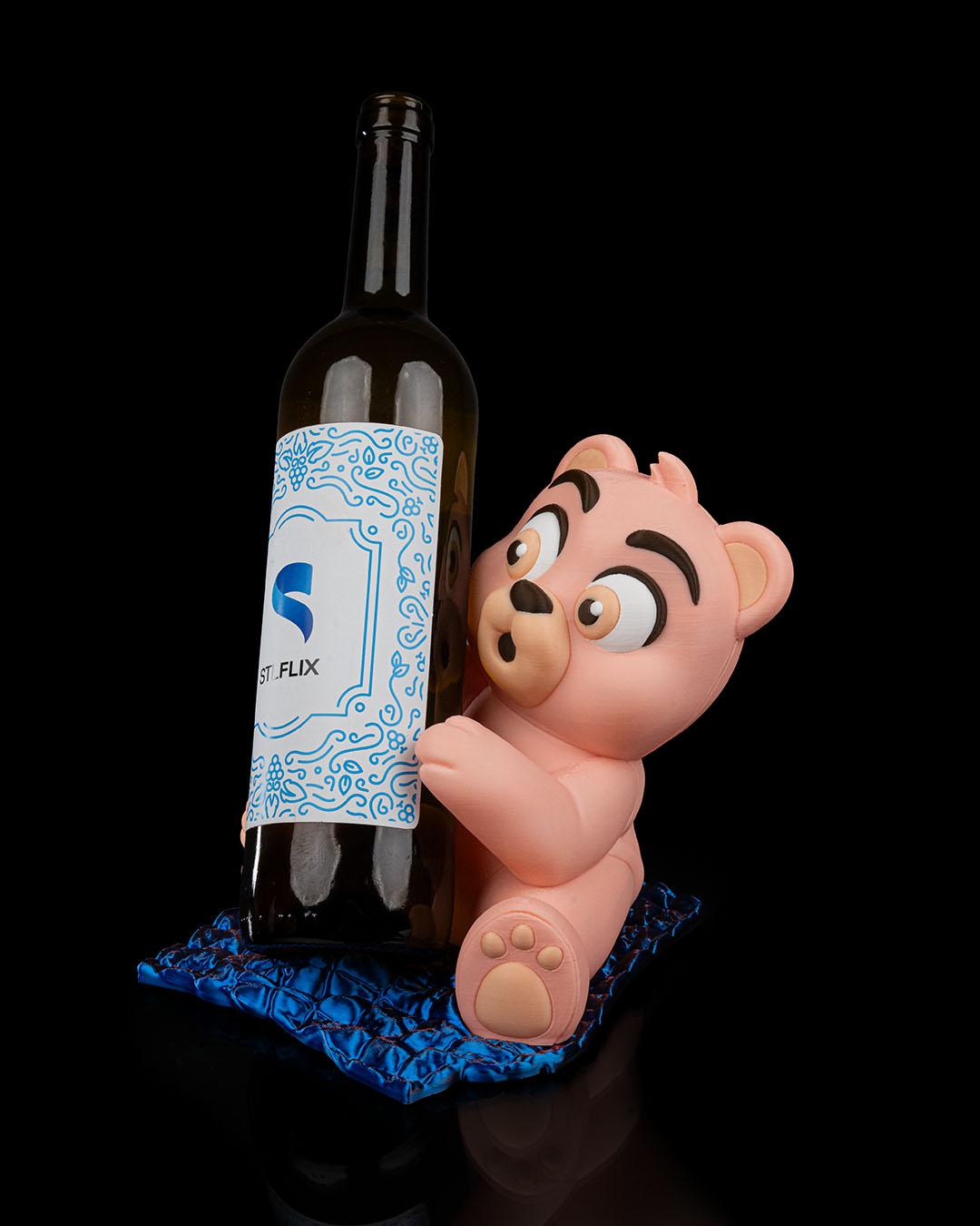 Teddy's Toast Wine Holder