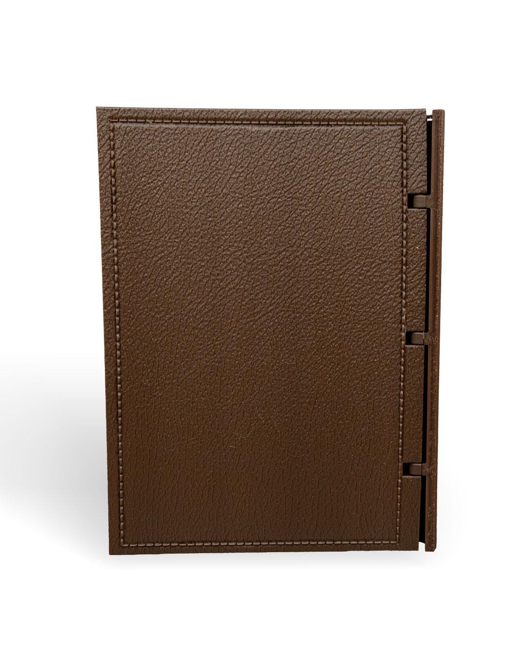 Leather Book Custom Scrapbook (3D Printed - NOT REAL LEATHER)