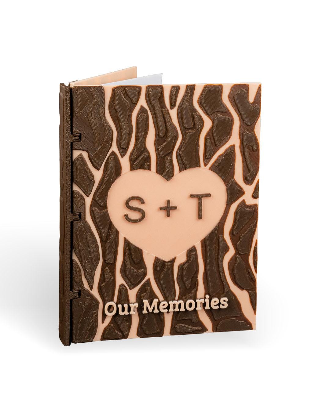 Heart Carving Custom Scrapbook