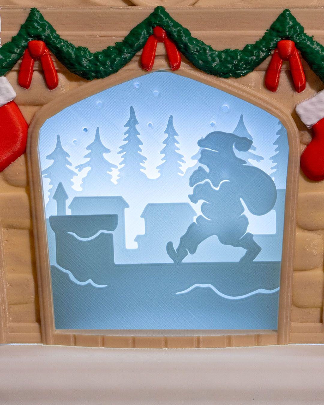 Cozy Fireplace Decor Light