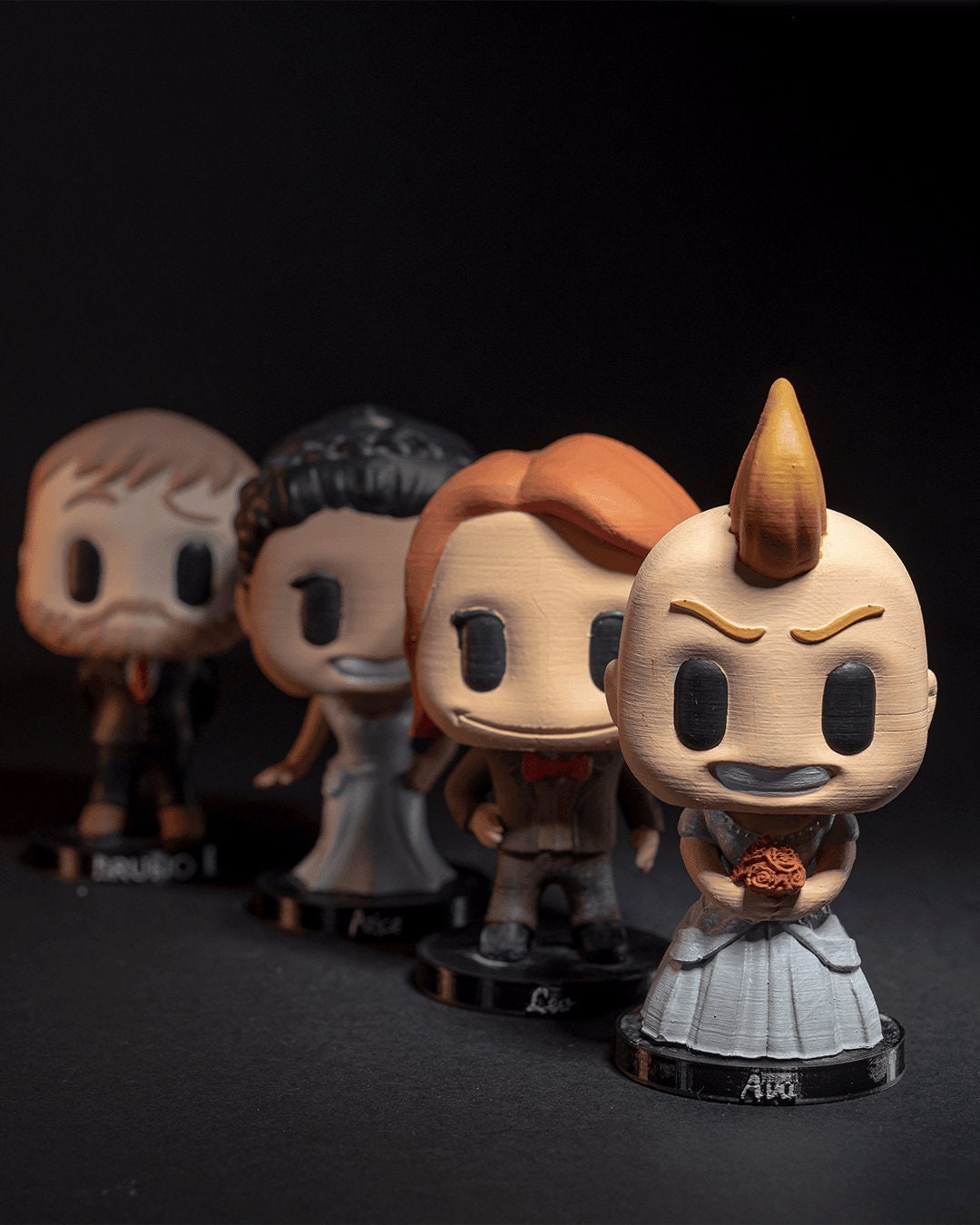 Customizable Wedding Cake Dolls