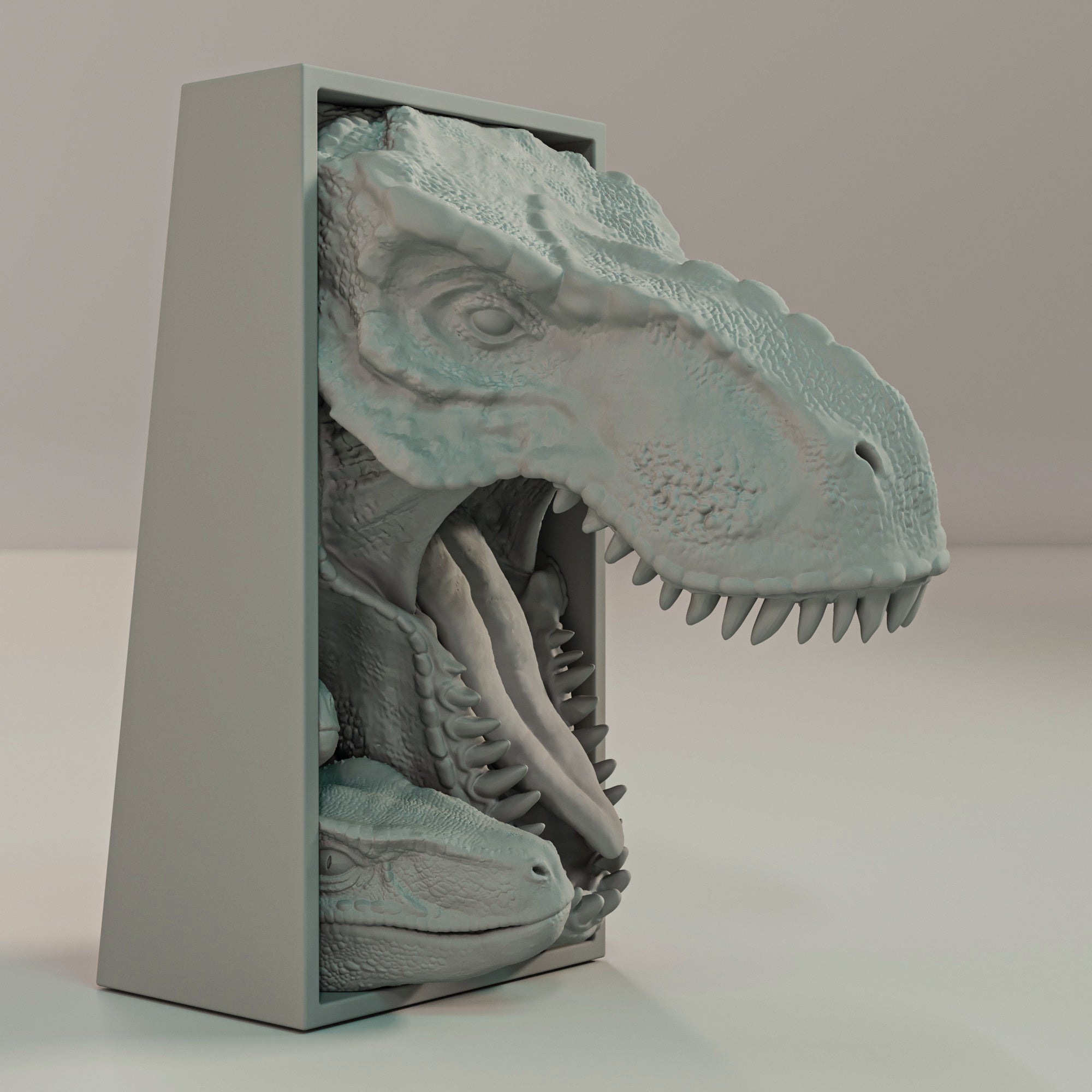 Jurassic Park Book Nook and Wall Mount