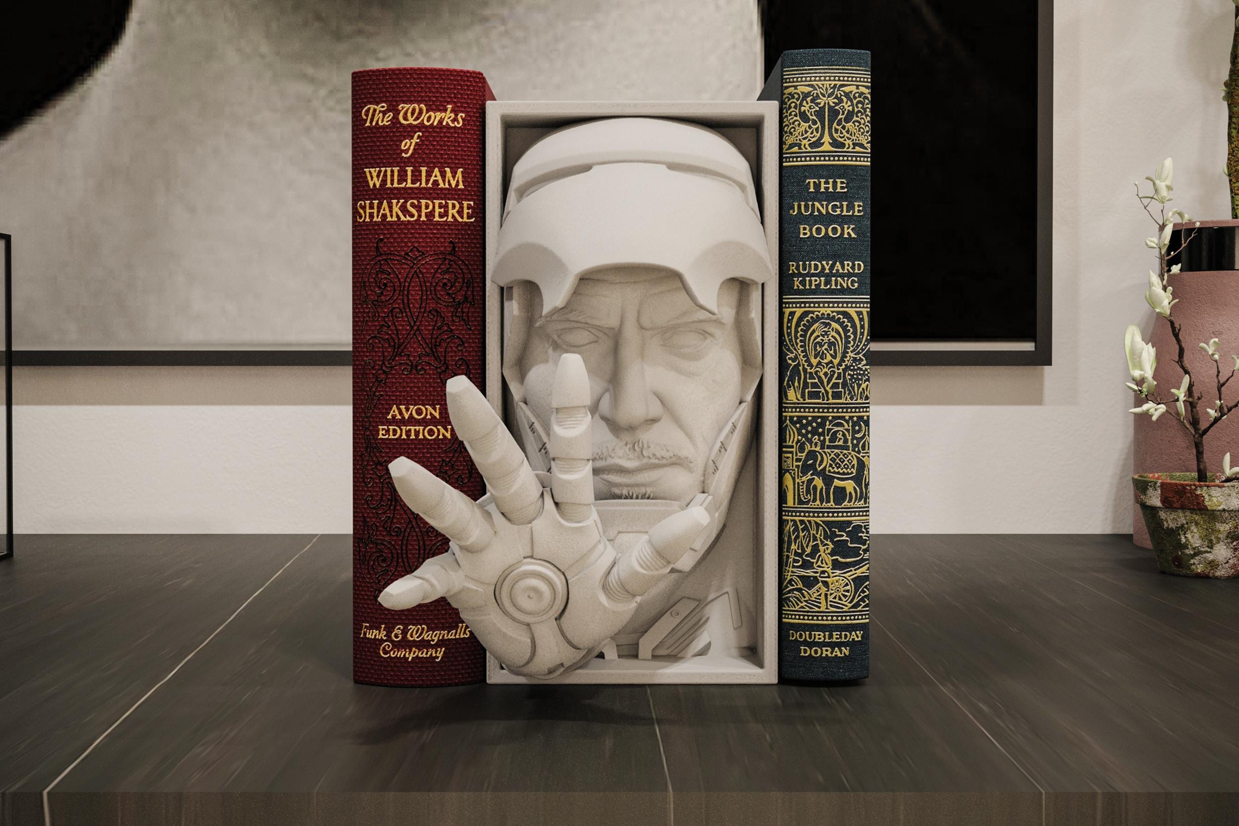 IronMan Open Mask Book Nook