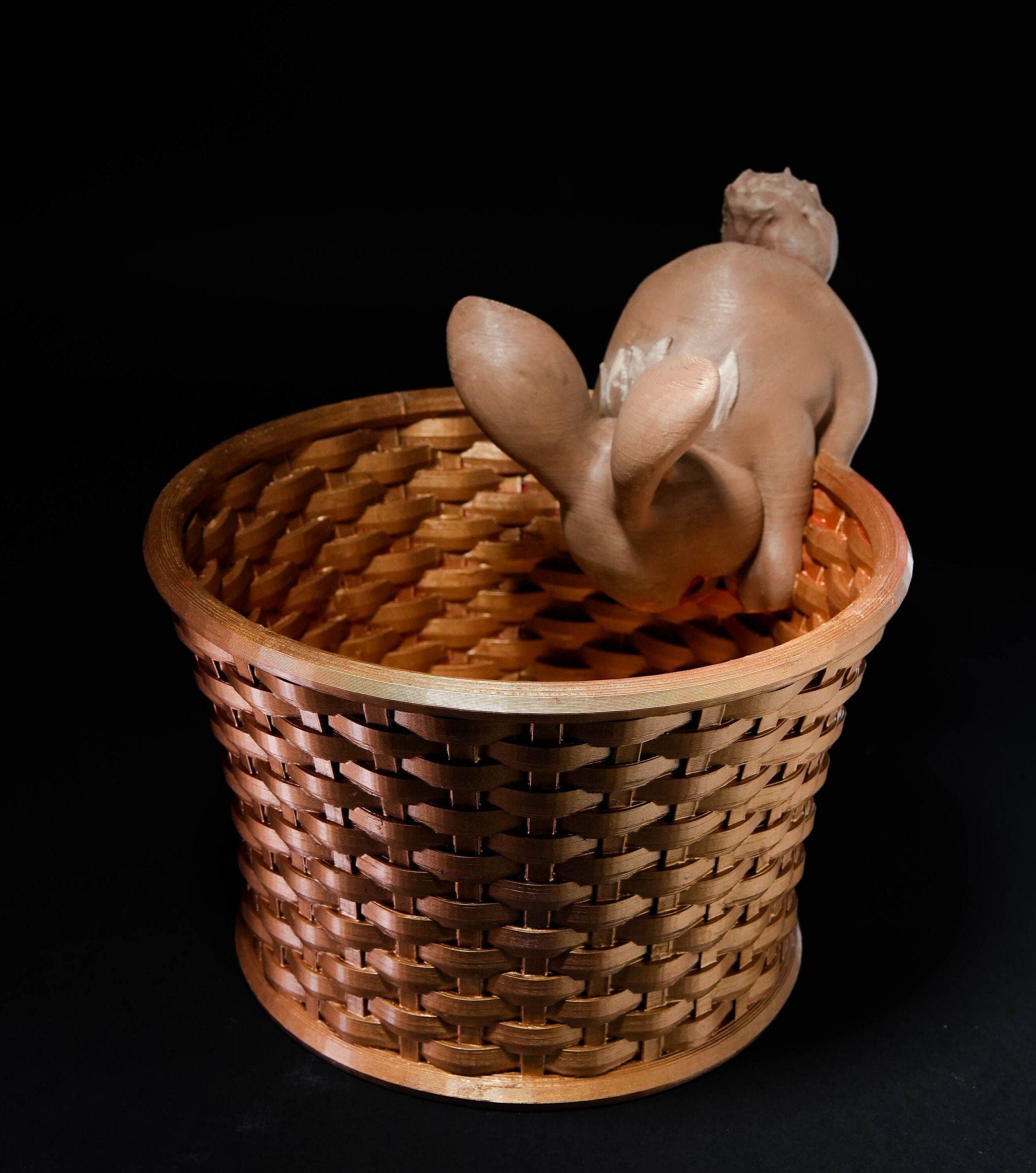 Easter Bunny Baskets - Curious Bunny