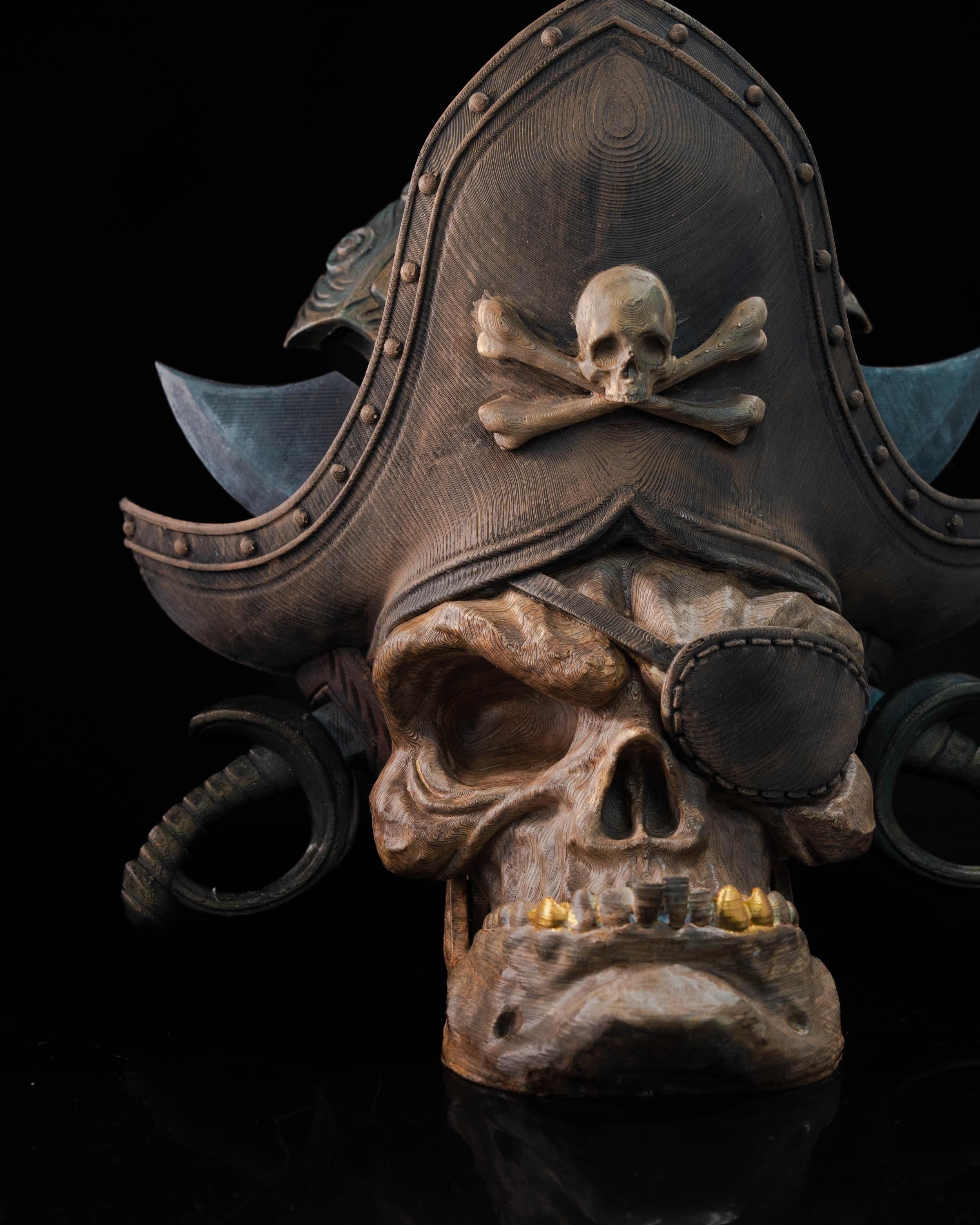 Pirate Skull Sigil Door Knocker