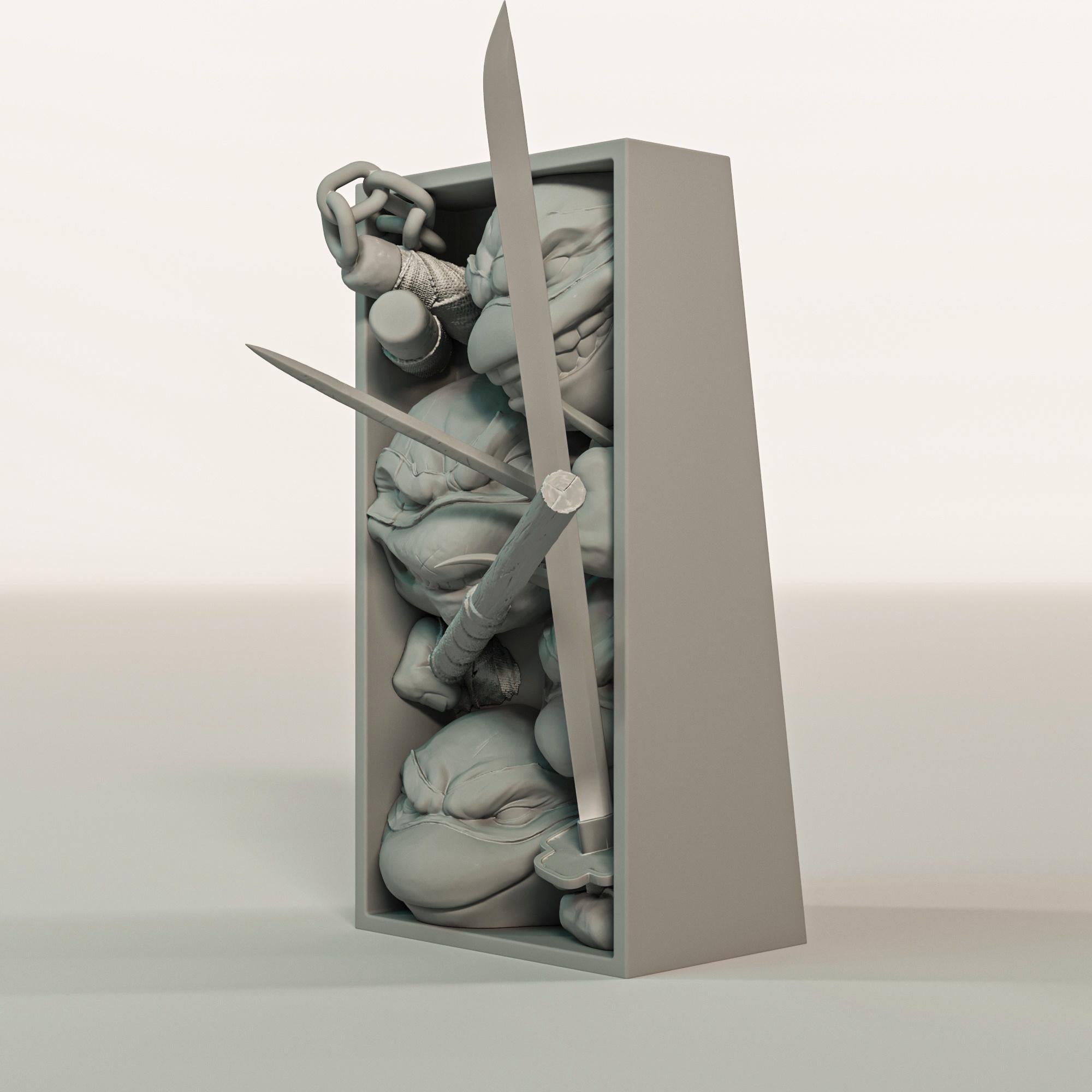 TMNT Book Nook and Wall Mount