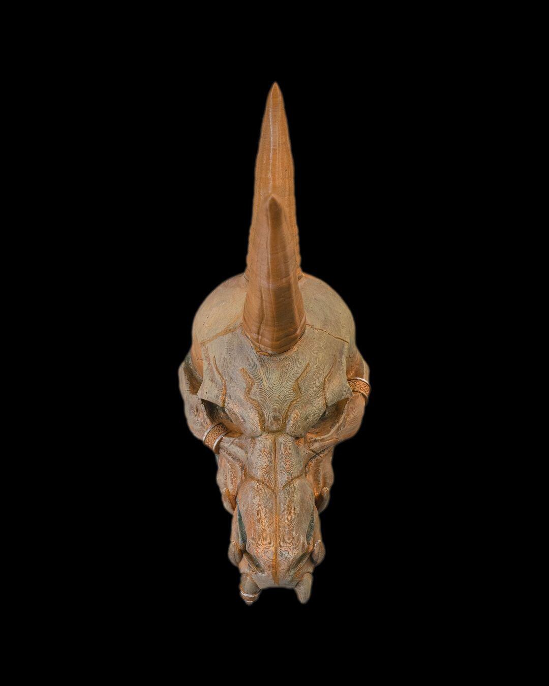 Black Dragon Skull