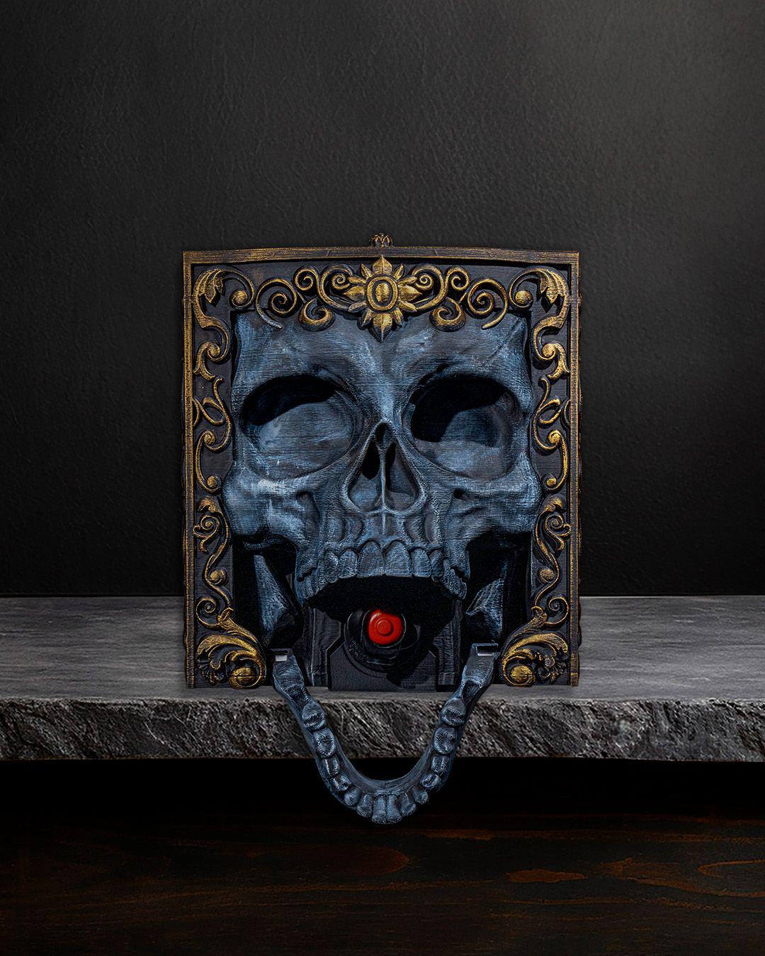 Skull Adornment Wine Bag Dispenser