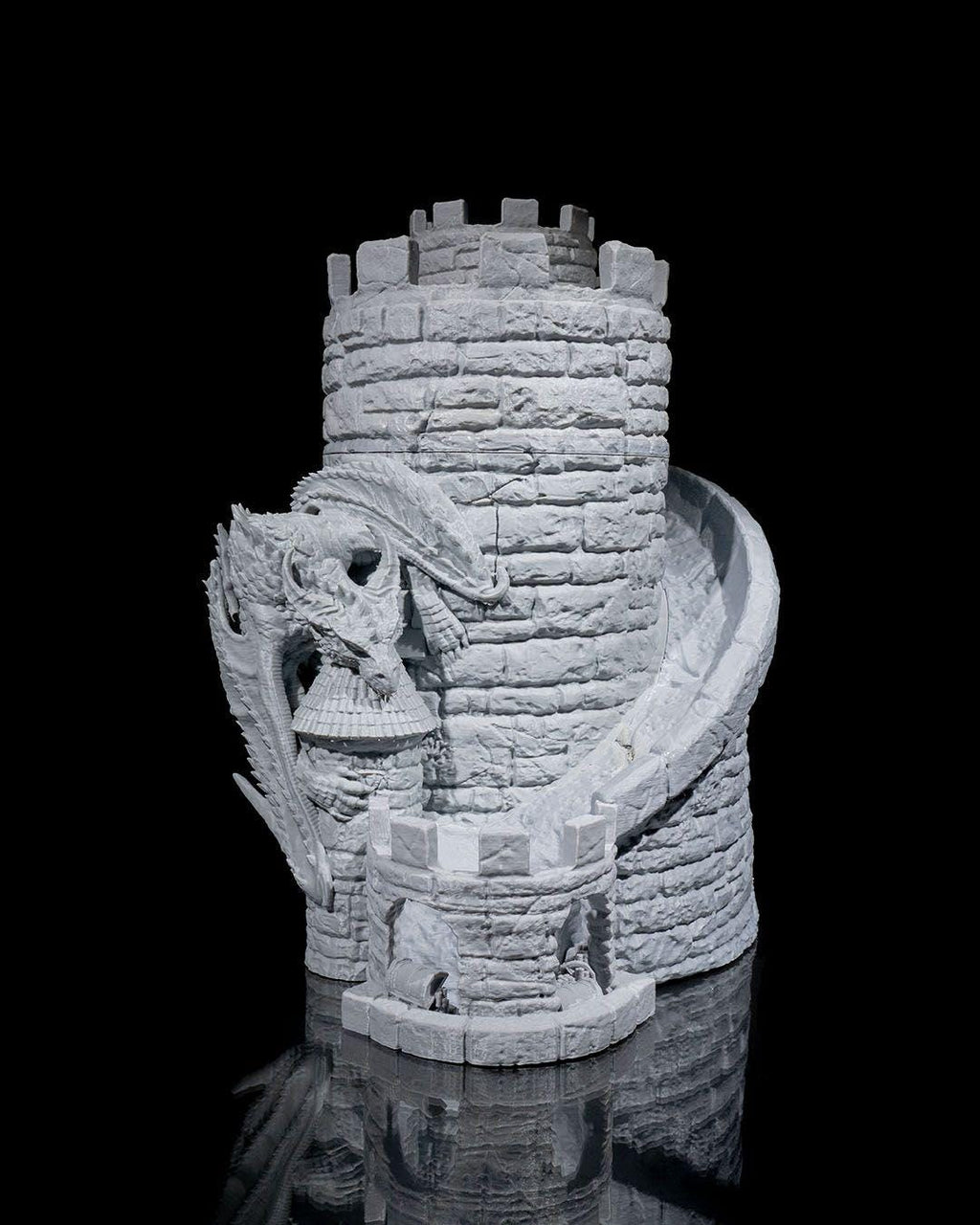 Dice Tower Wine Bag Dispenser