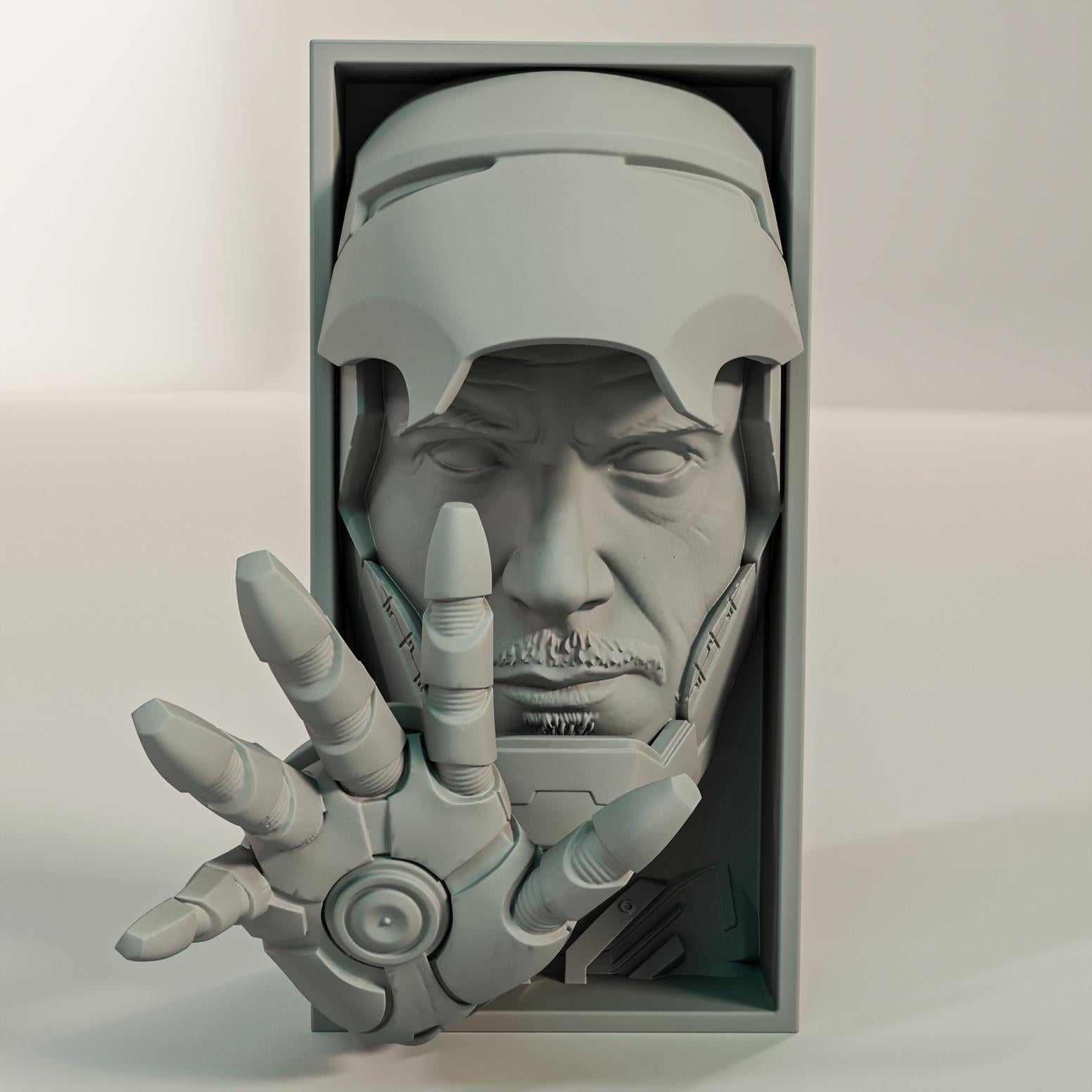 IronMan Open Mask Book Nook