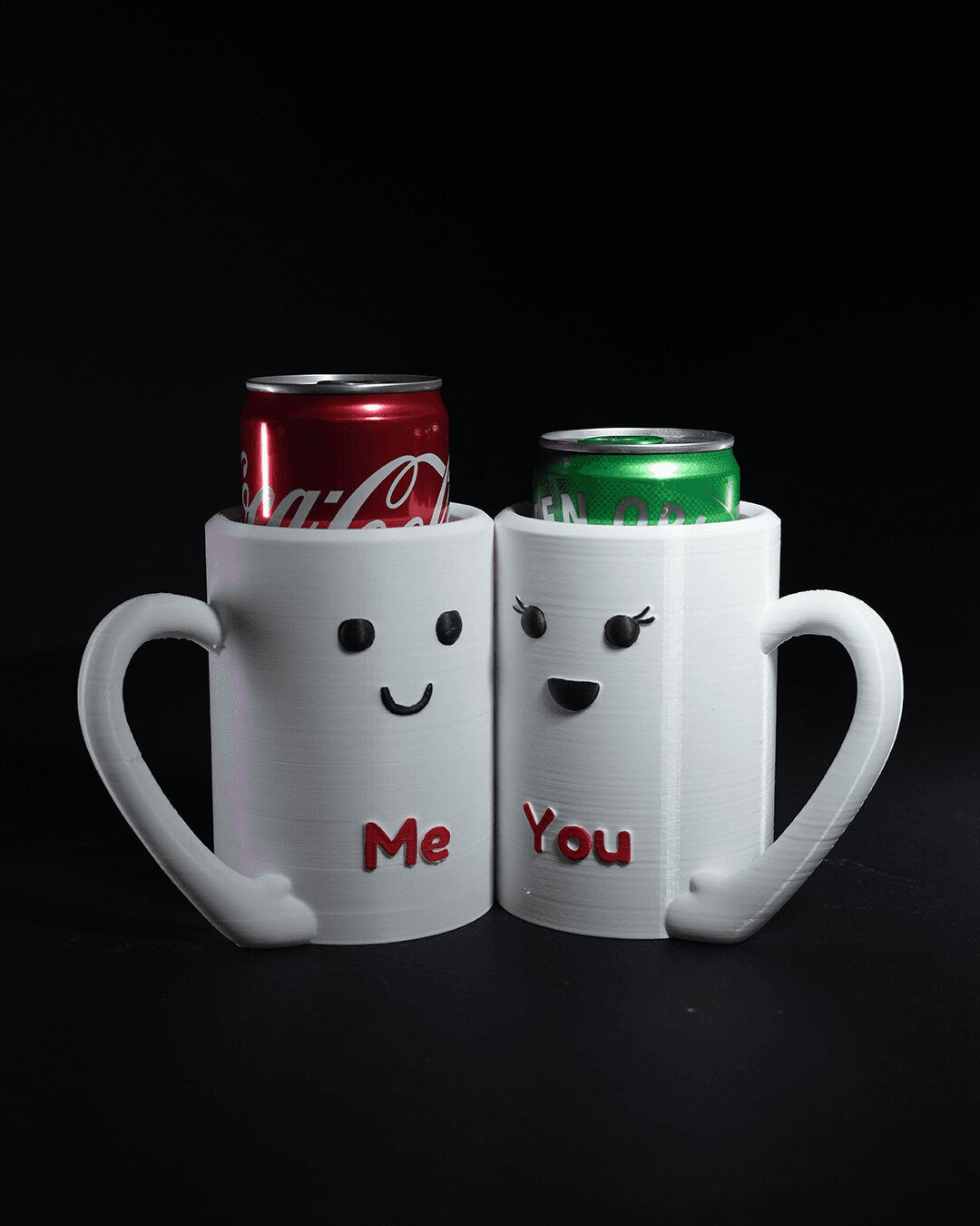 Customizable Couple Can Holders