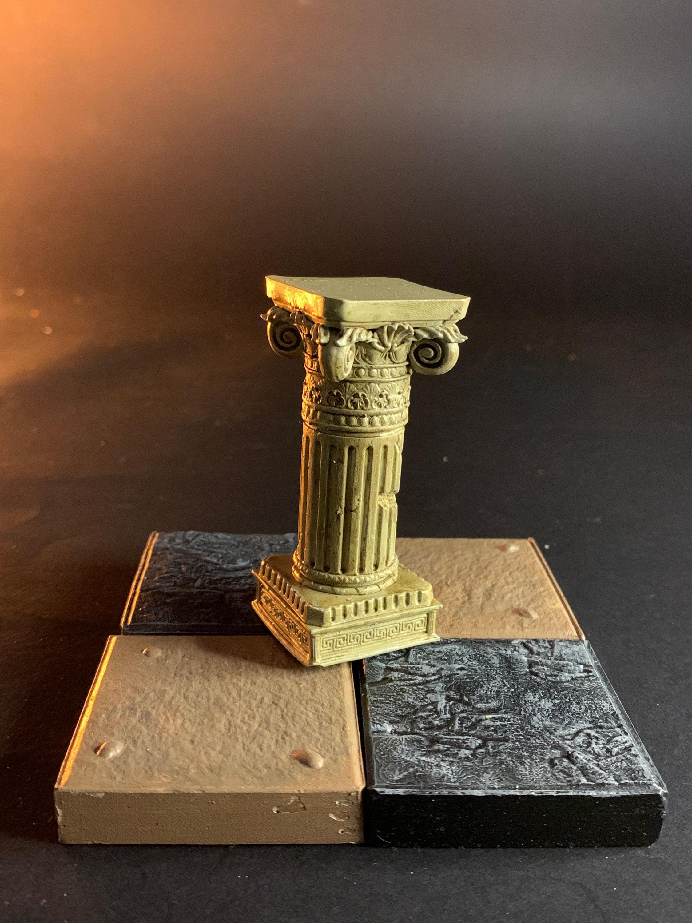 Solid Resin Chess Tiles (64 pieces)