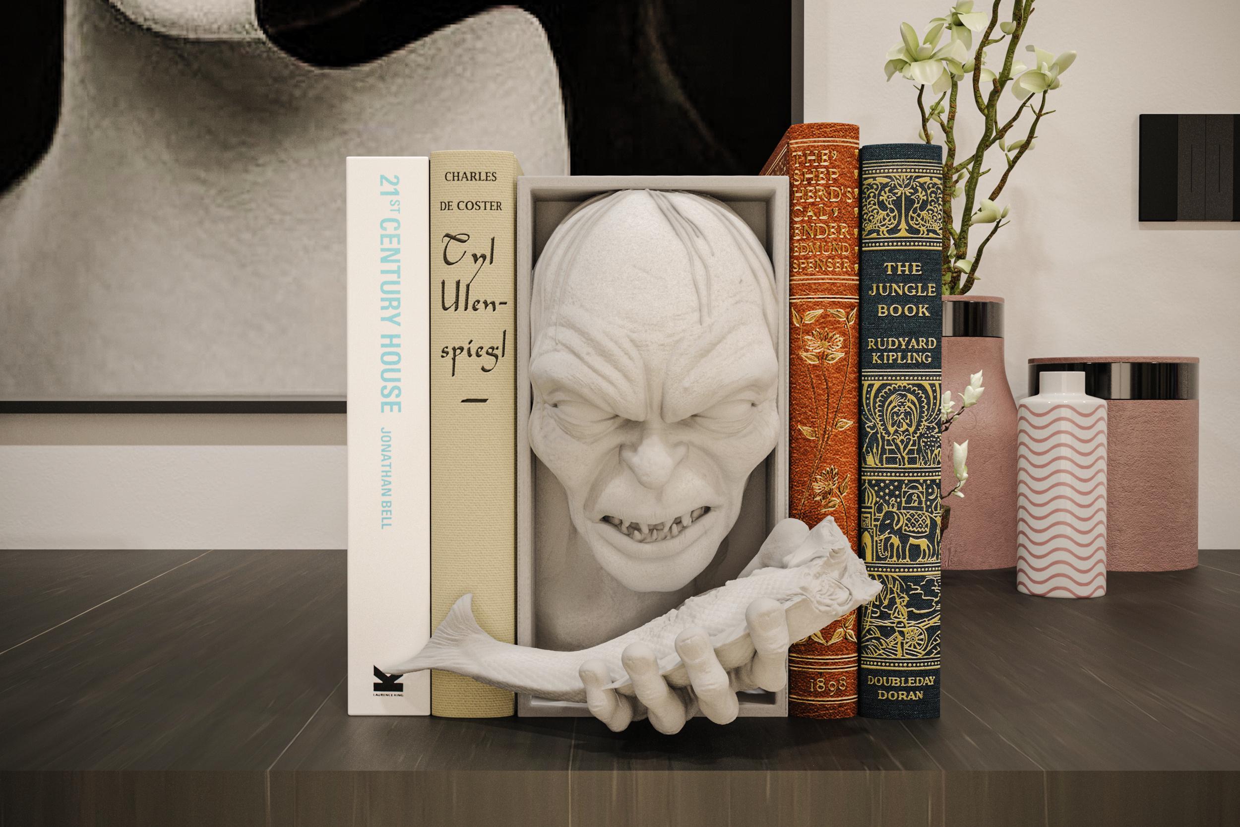 Gollum Book Nook and Wall Mount