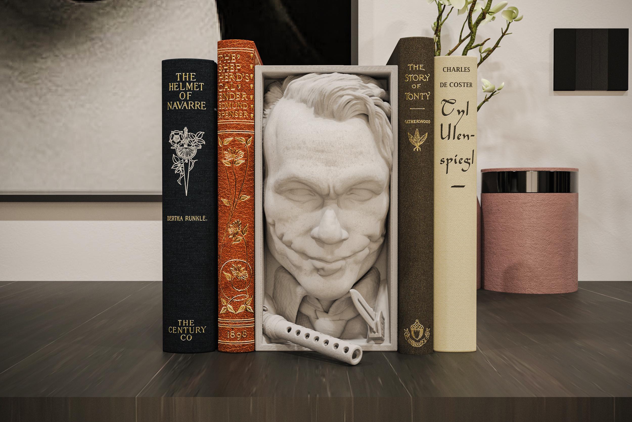 Joker Heath Ledger Book Nook and Wall mount