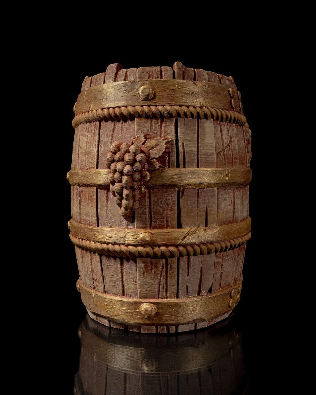 Chestnut Wine Bag Dispenser