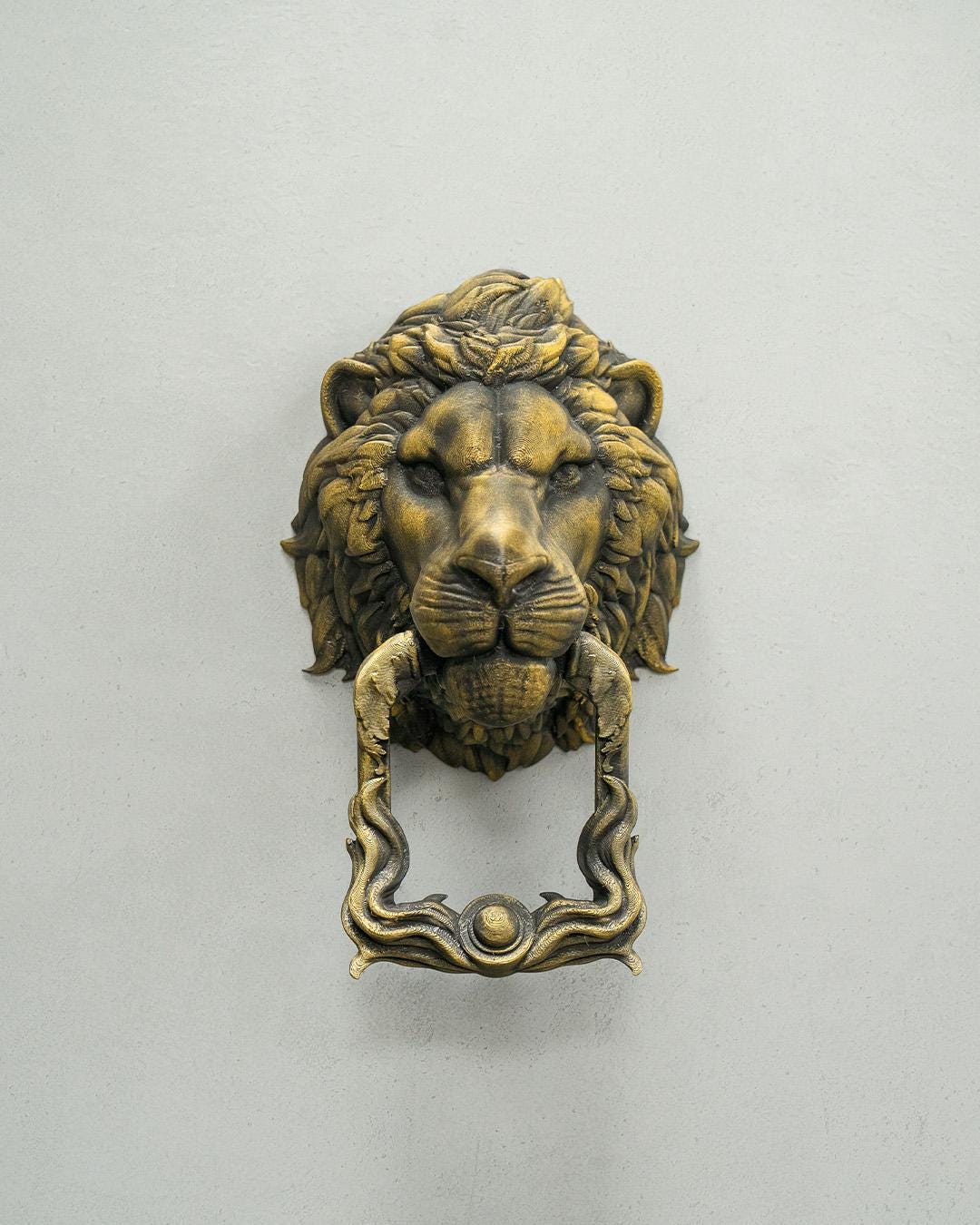 Might of the Lion Door Knocker