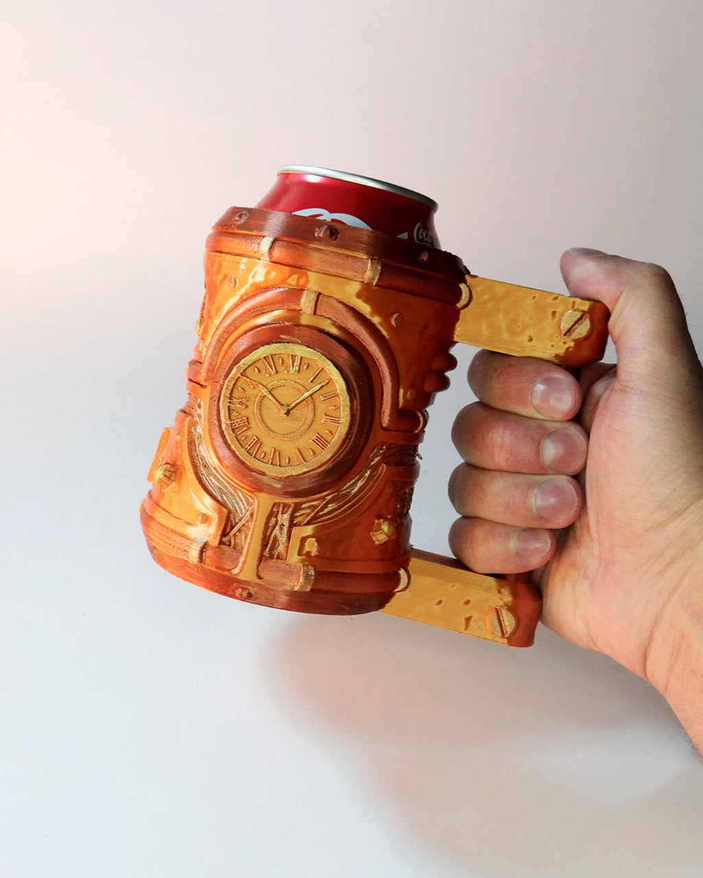 Steampunk Mug Can Holder