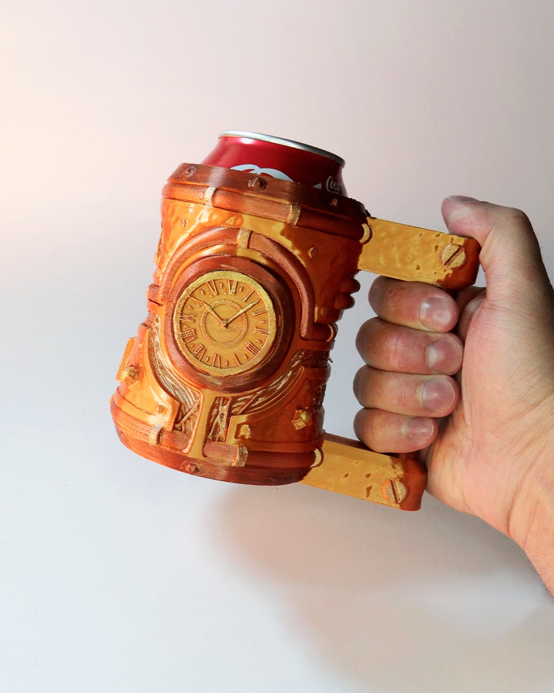 Steampunk Mug Can Holder