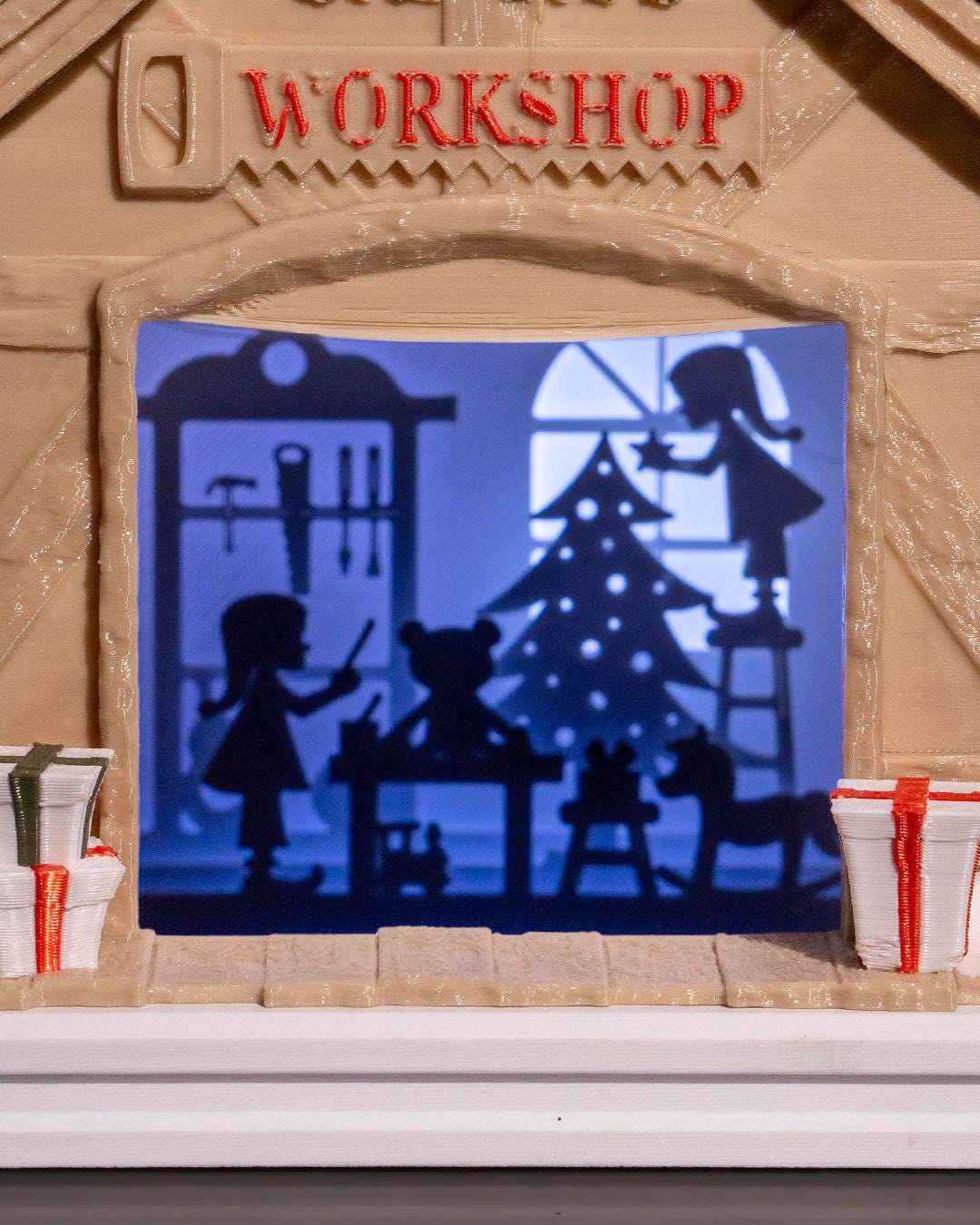 Santa's Workshop Decor Light