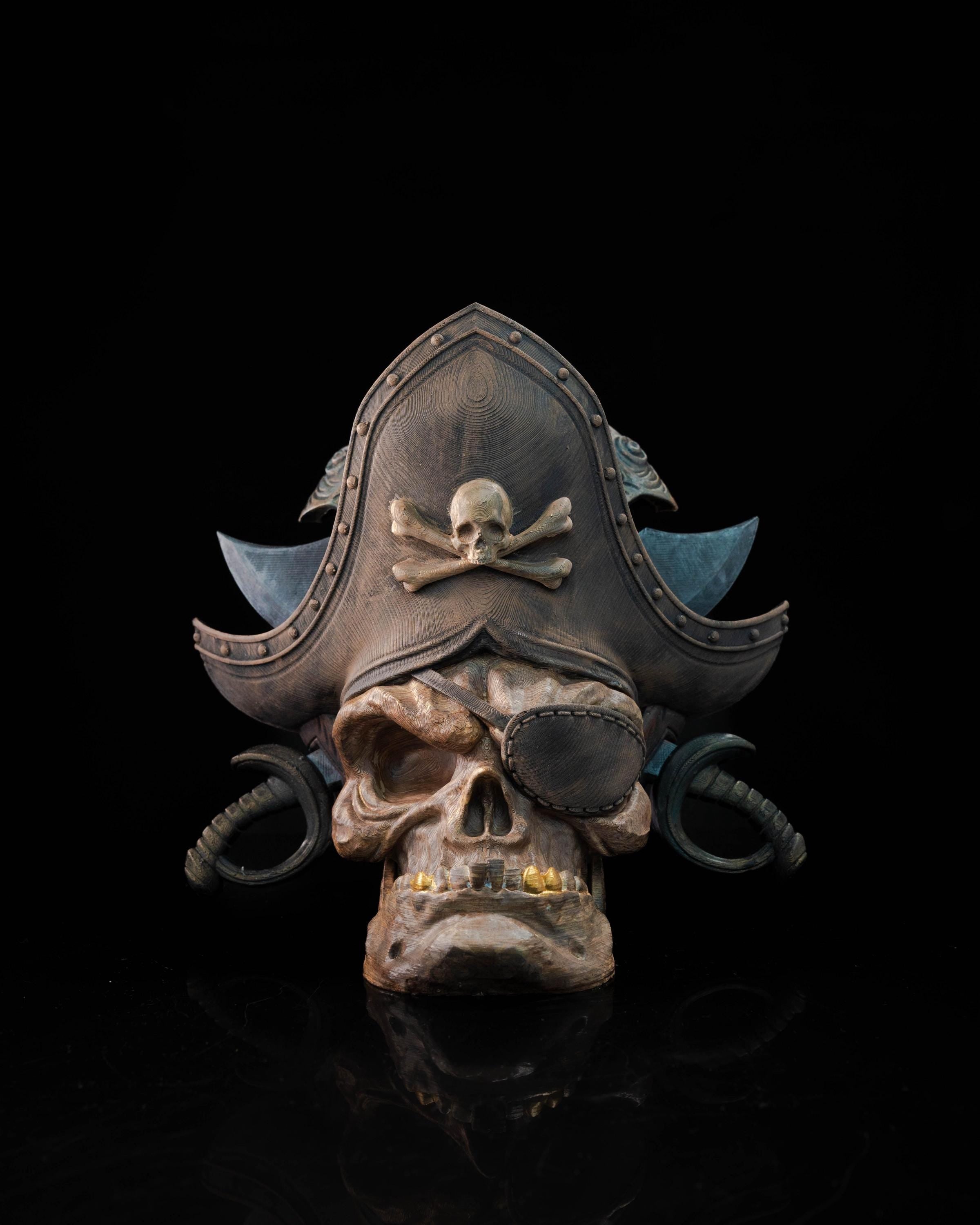 Pirate Skull Sigil Door Knocker
