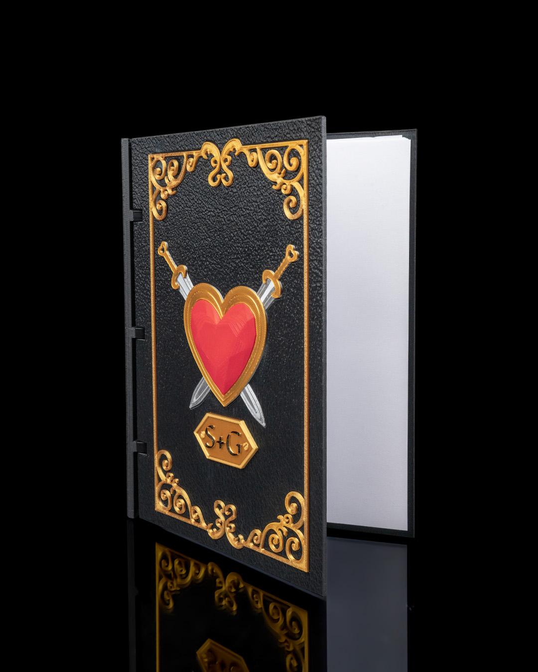 Crystal Heart Custom Scrapbook