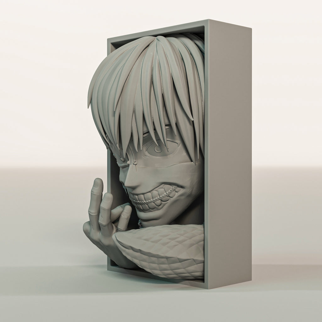 Ken Kaneki Manga Book Nook and Wall Mount